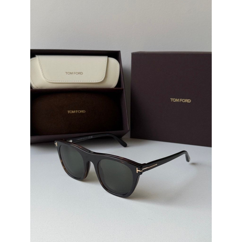 Tom Ford NEW Tom Ford FT5895-B Brown Clip On Frames + Sunglasses Size ONE SIZE - 5 Thumbnail