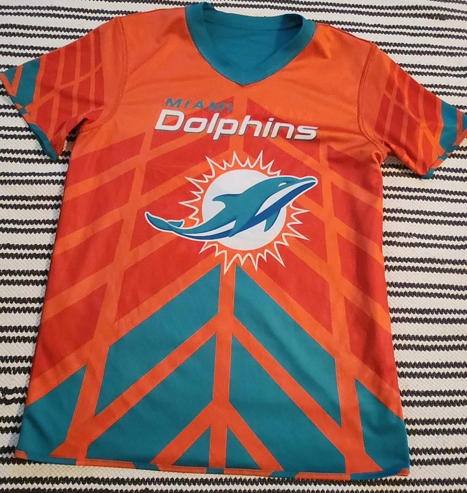 Unknown London Miami Dolphins Reversible NFL Flag Football Jersey MEDIUM Size US M / EU 48-50 / 2 - 3 Thumbnail