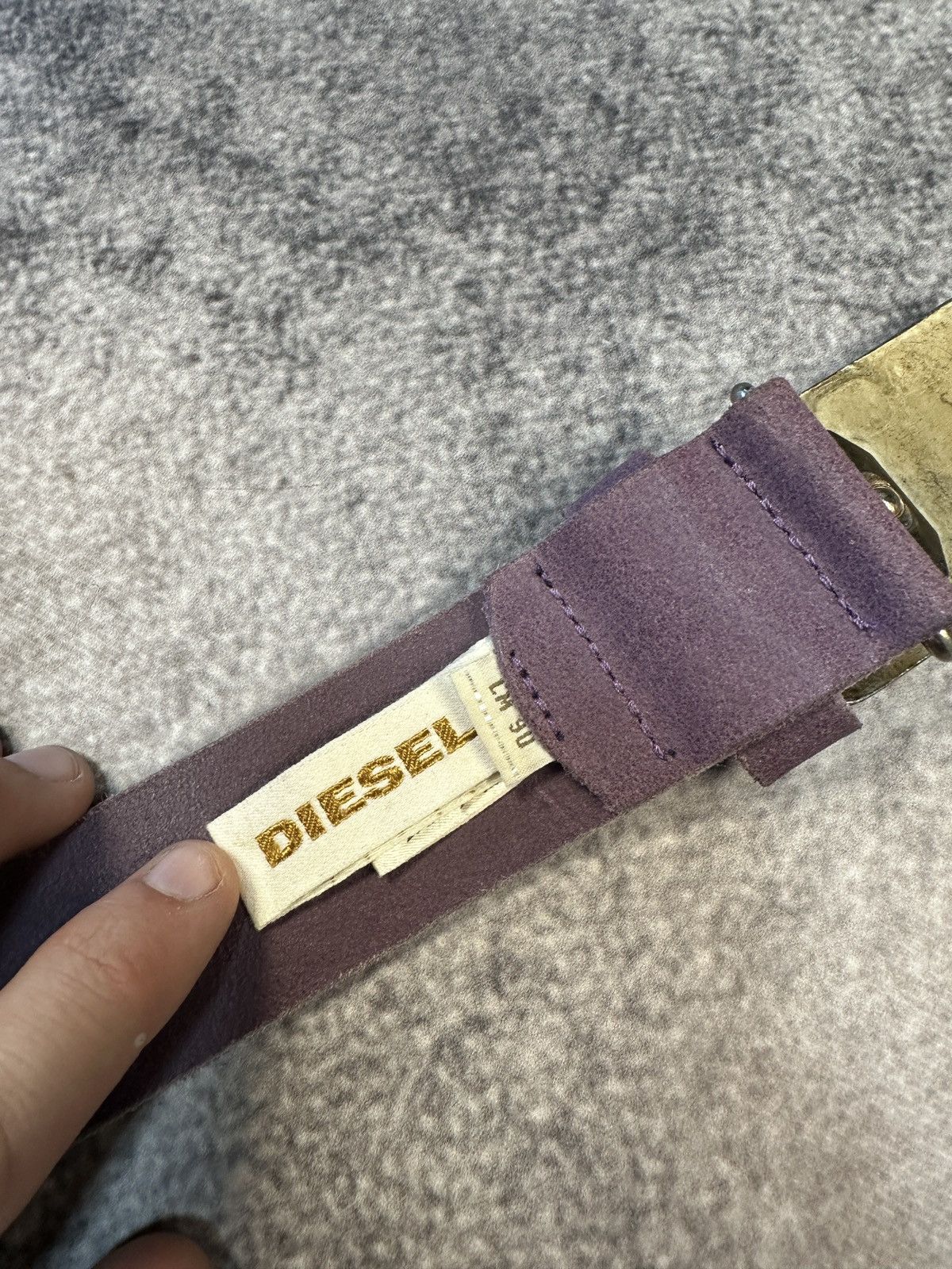 Diesel × Vintage Y2K Vintage Diesel Logo Belts Leather Streetwear Style USA Size ONE SIZE - 3 Thumbnail