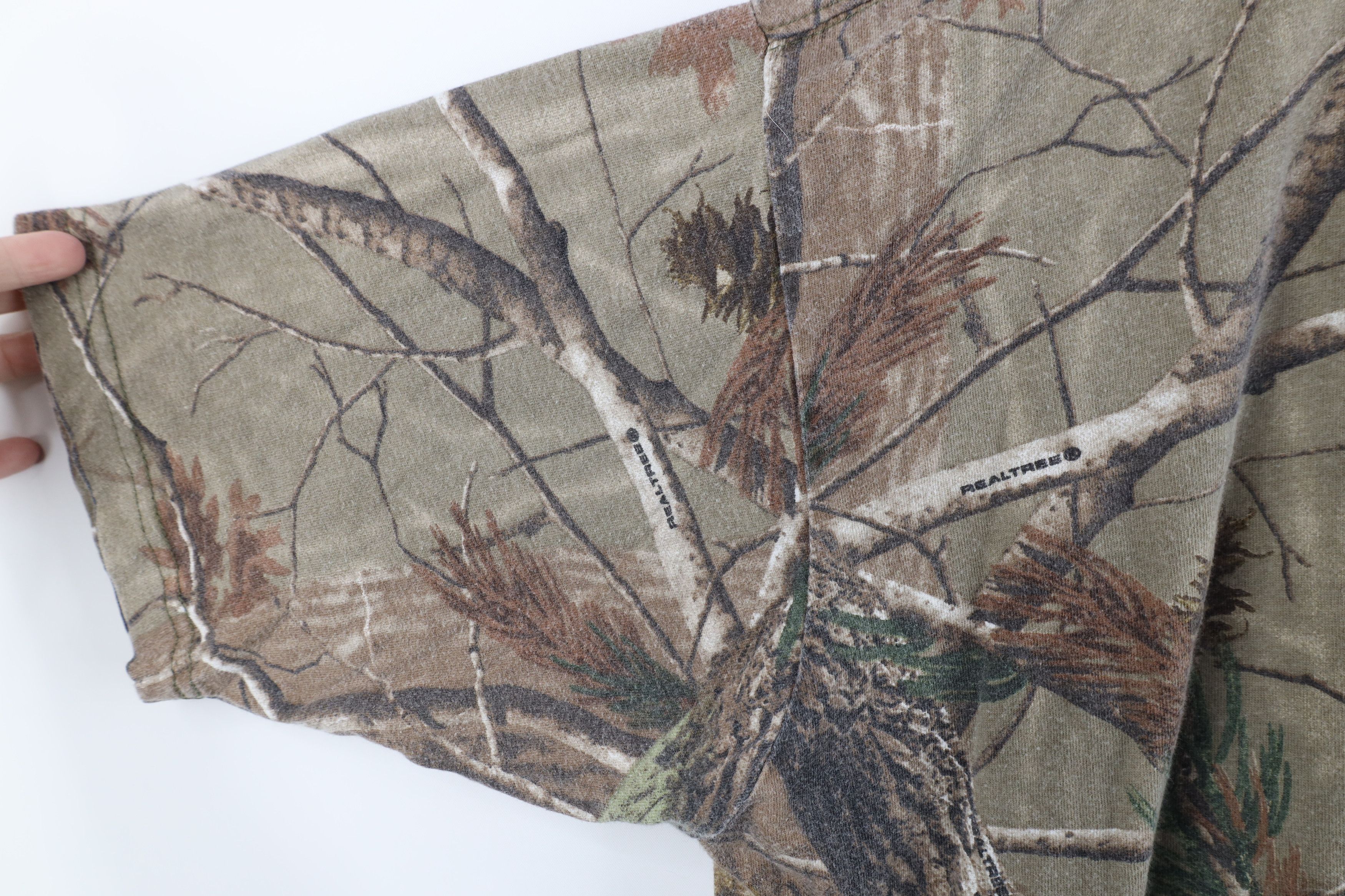 Cabelas Vintage Cabelas Heavyweight Camouflage Pocket T-Shirt Cotton Size US XXL / EU 58 / 5 - 6 Thumbnail