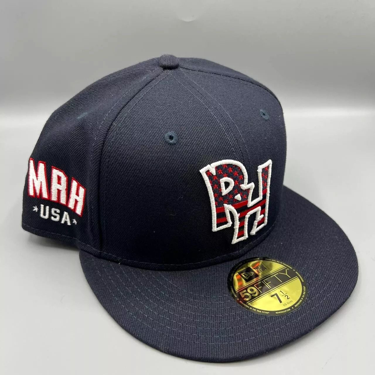New Era Midland RockHounds Hat Men 7 1/2 Black MiLB Fitted Cap New Size ONE SIZE - 1 Thumbnail