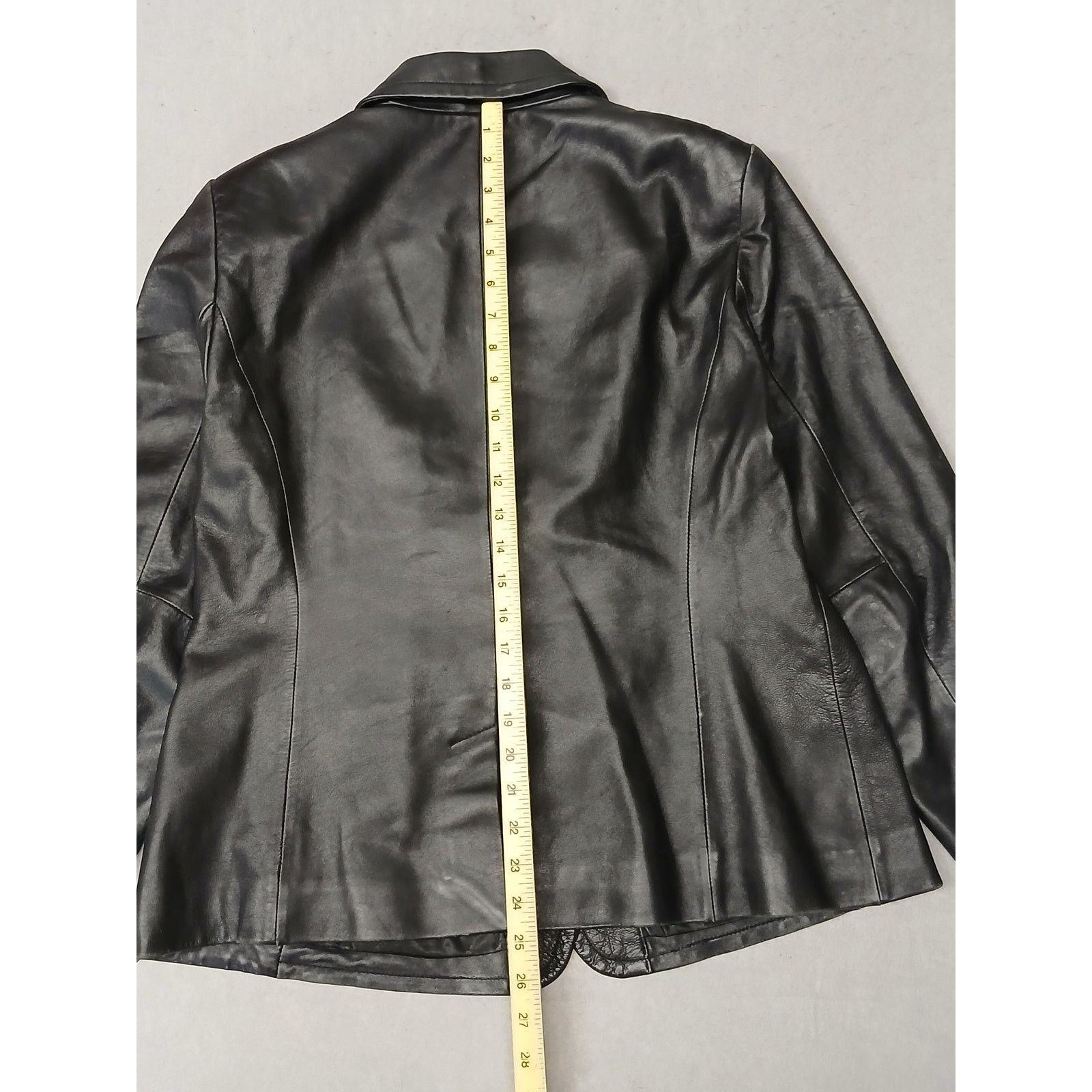 Worthington Worthington (Large) Vintage Genuine Basic Zip Leather Jacket Size L / US 10 / IT 46 - 10 Thumbnail