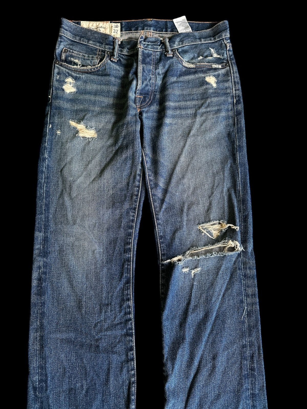 Vintage Distress Denim💥 Abercrombie & fifth Distress Fashion💥 Size US 30 / EU 46 - 3 Thumbnail