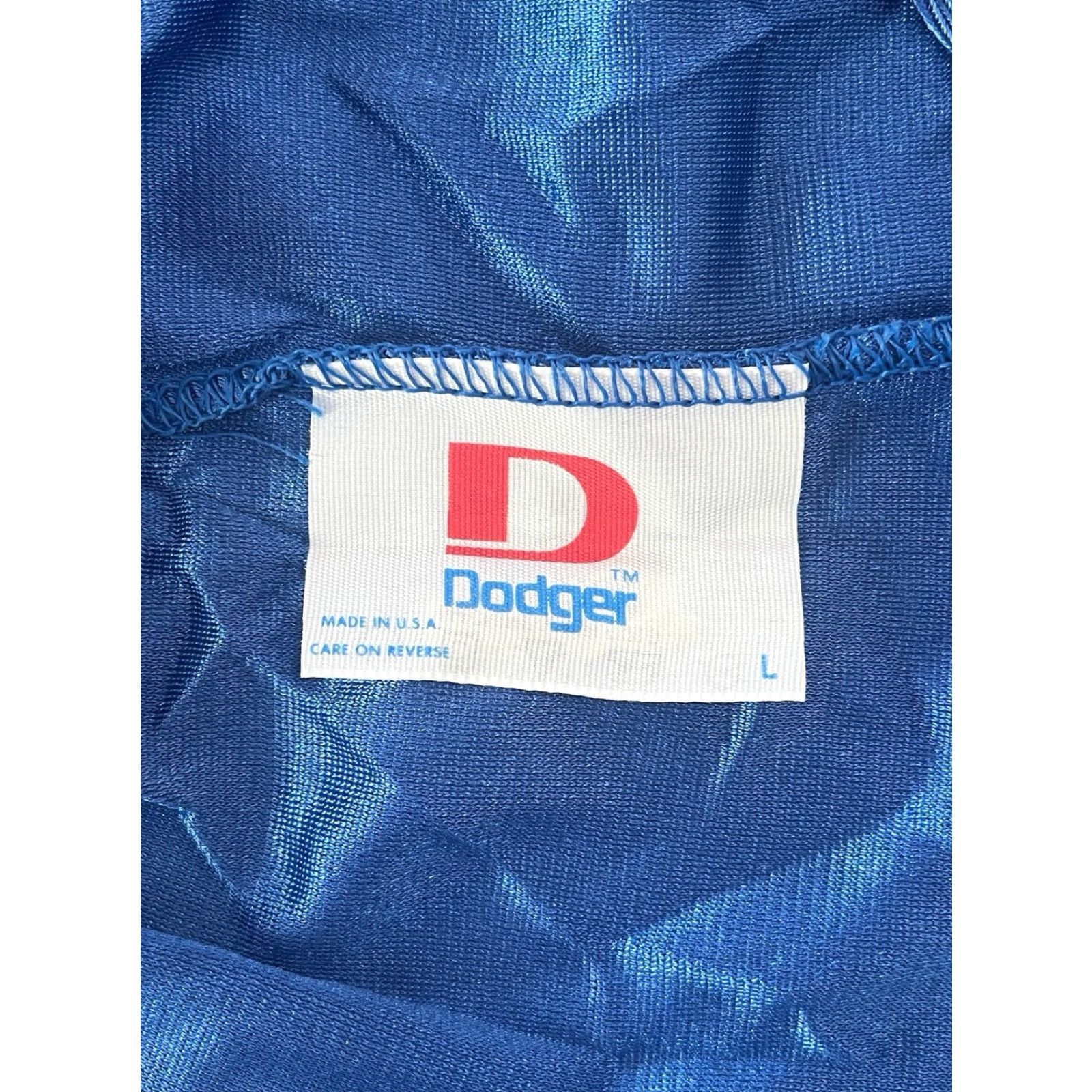 Vintage VINTAGE Dodger Tank Jersey Mens L 90s Blue Nylon Athletic Basketball NOS NWT USA made Size US L / EU 52-54 / 3 - 4 Thumbnail