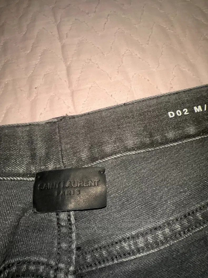 Saint Laurent Paris Saint Laurent Paris Classic Washed Solid Denim Jeans i Size US 36 / EU 52 - 4 Thumbnail