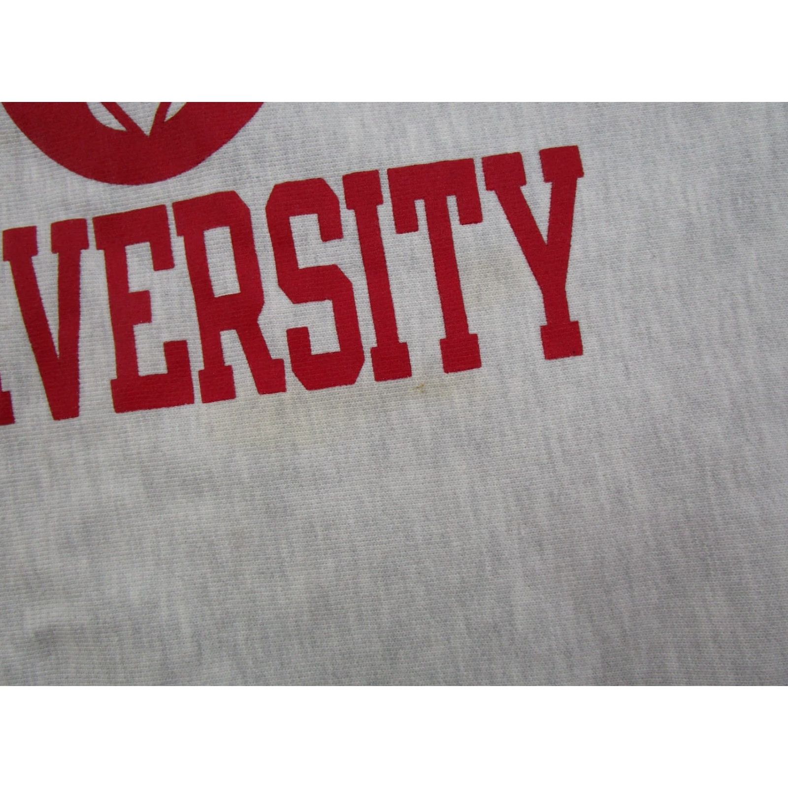 Champion VINTAGE Champion Reverse Weave Viterbo University Sweatshirt XL Gray Men Pullover Crew Neck Reversible Sports University All Seasons Pattern: Solid Size US XL / EU 56 / 4 - 4 Thumbnail