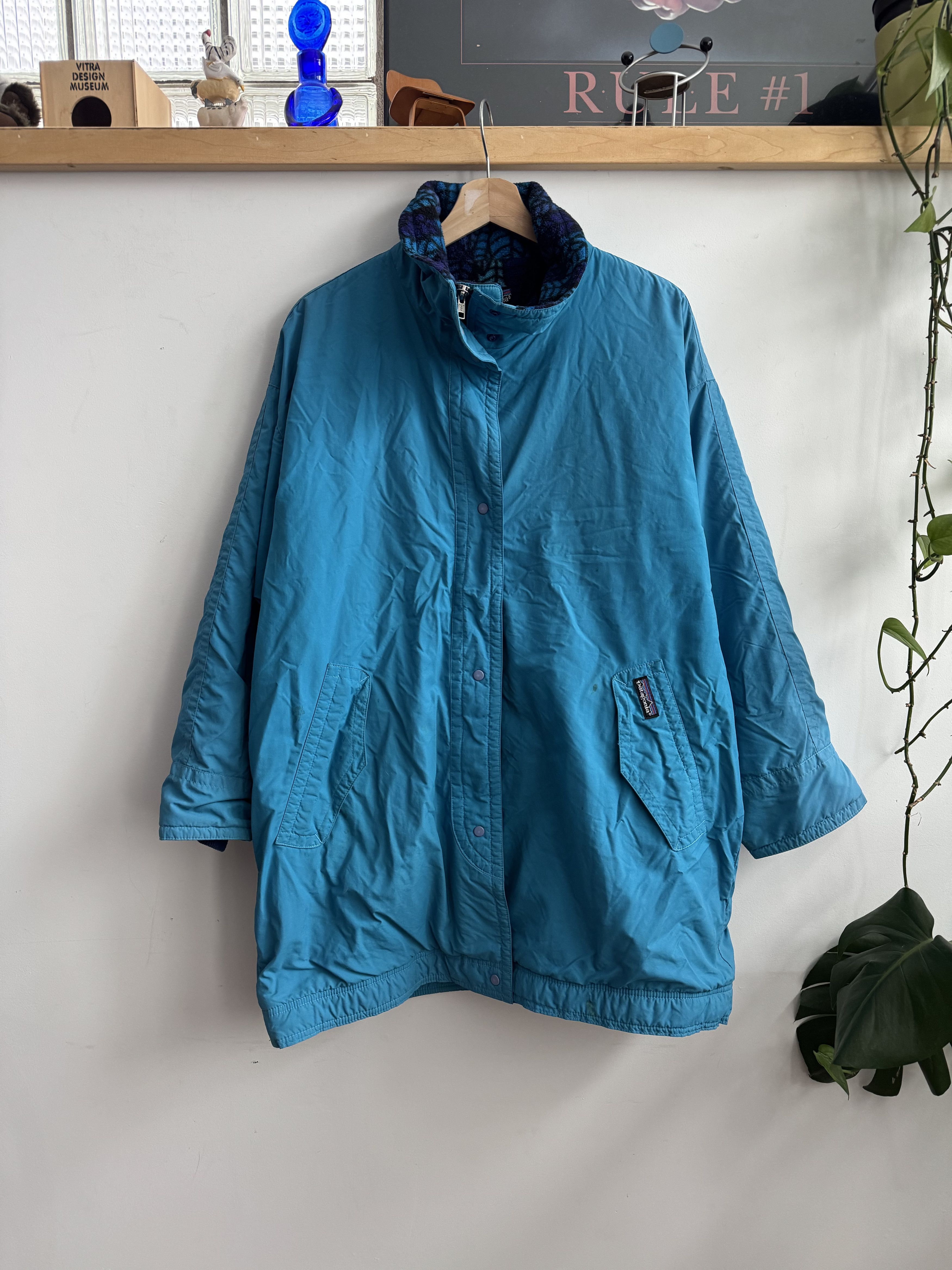 Patagonia 80/90s Patagonia Parka Fleece Lined Jacket Size Womens M Size M / US 6-8 / IT 42-44 - 1 Thumbnail