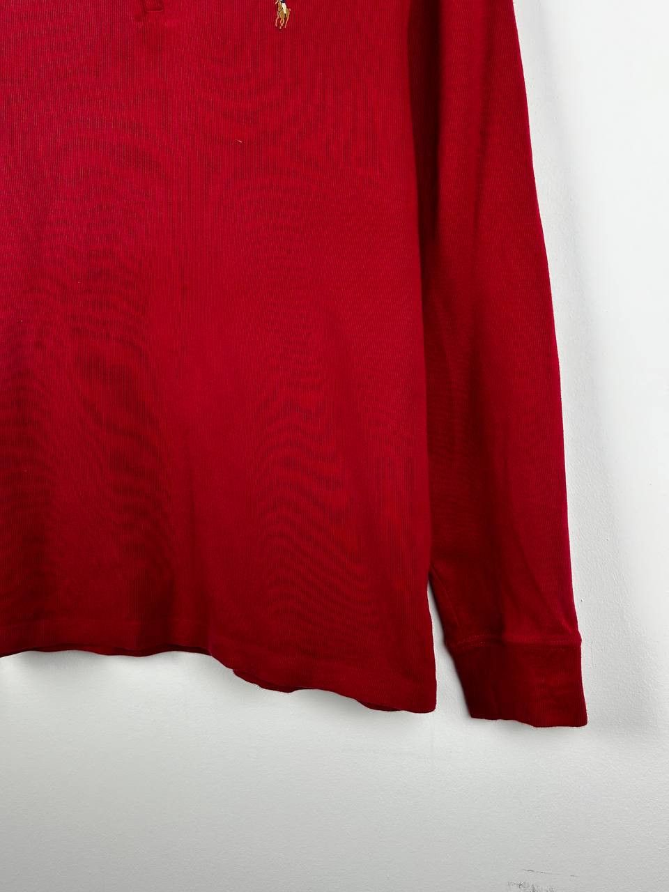 Polo Ralph Lauren × Ralph Lauren Polo Ralph Lauren 1/3 Zip Red Sweater Luxury Size US M / EU 48-50 / 2 - 8 Thumbnail