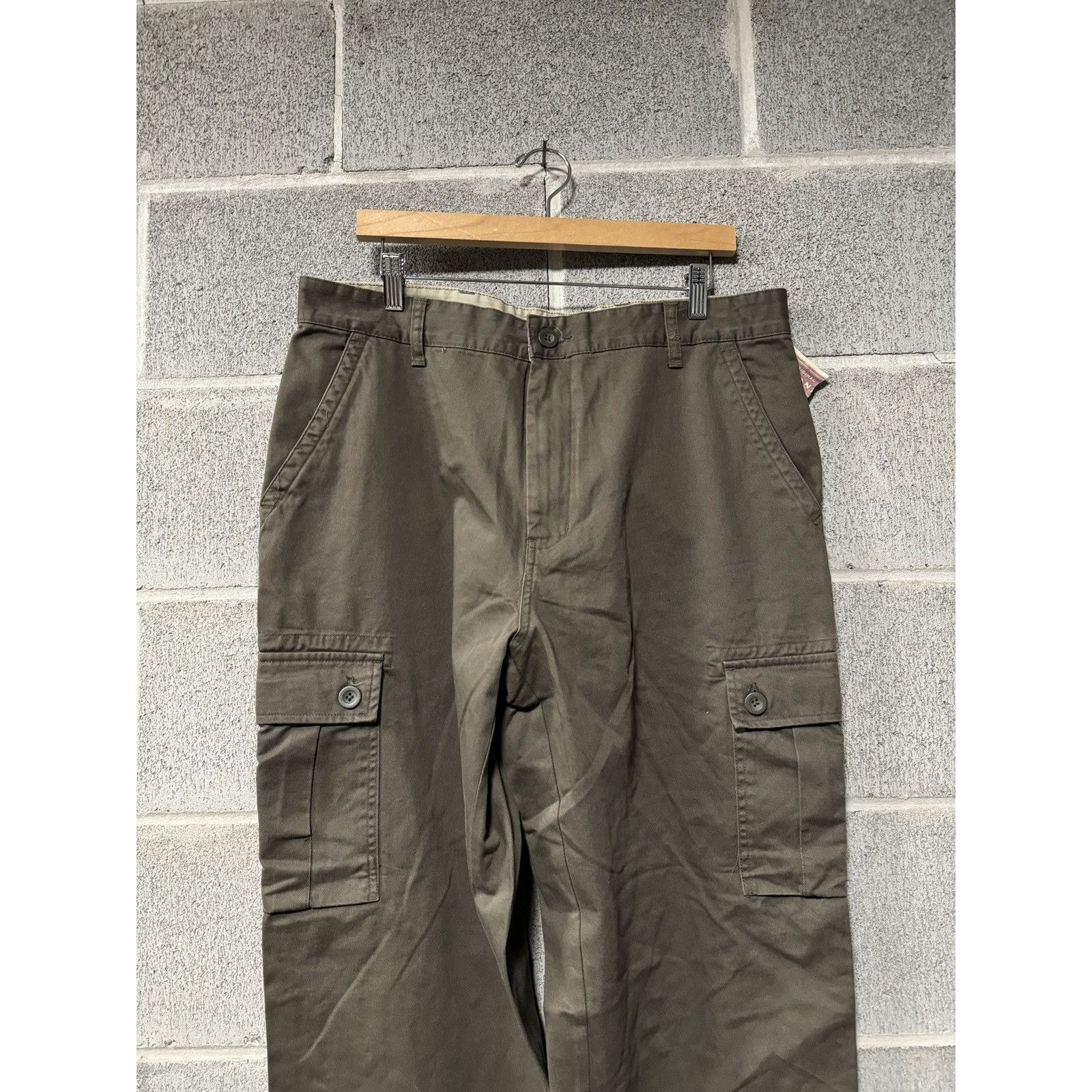 Vintage Vintage Y2K Arizona Baggy Green Cargo Pants Size US 36 / EU 52 - 3 Thumbnail