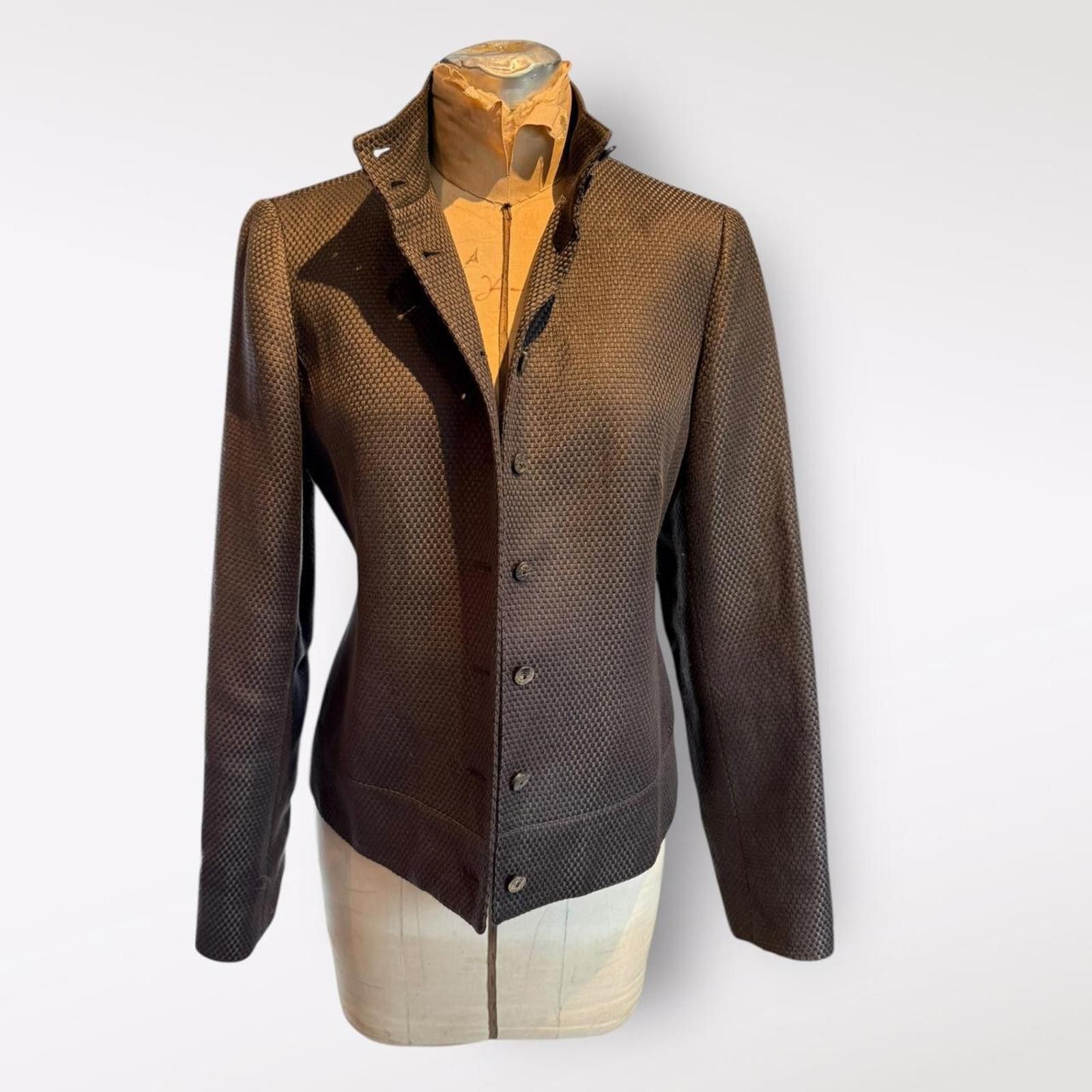 Lafayette 148 Lafayette 148 Women's Brown Tweed Jacket Size 2 Size XS / US 0-2 / IT 36-38 - 1 Thumbnail