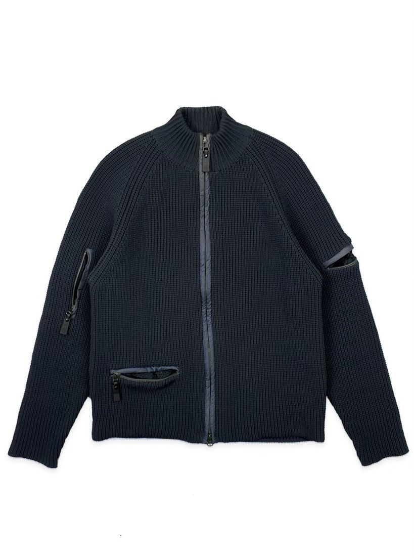 Issey Miyake Issey Miyake, A/W 2000-01 Multi Zipped Nylon Cable Knit Size US XS / EU 42 / 0 - 1 Thumbnail