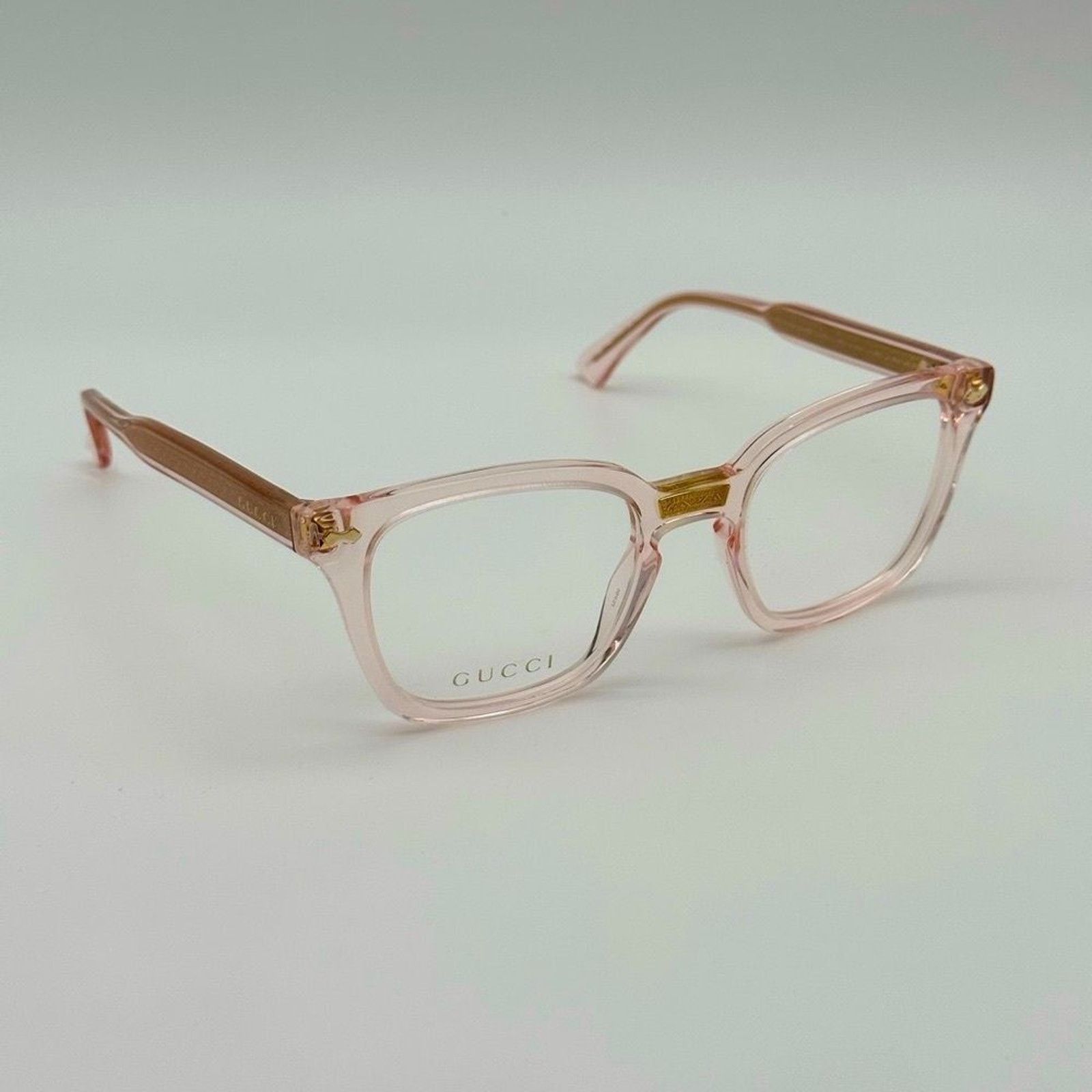 Gucci BRAND NEW Gucci GG0184O 013 Pink Women Eyeglasses Size ONE SIZE - 5 Thumbnail