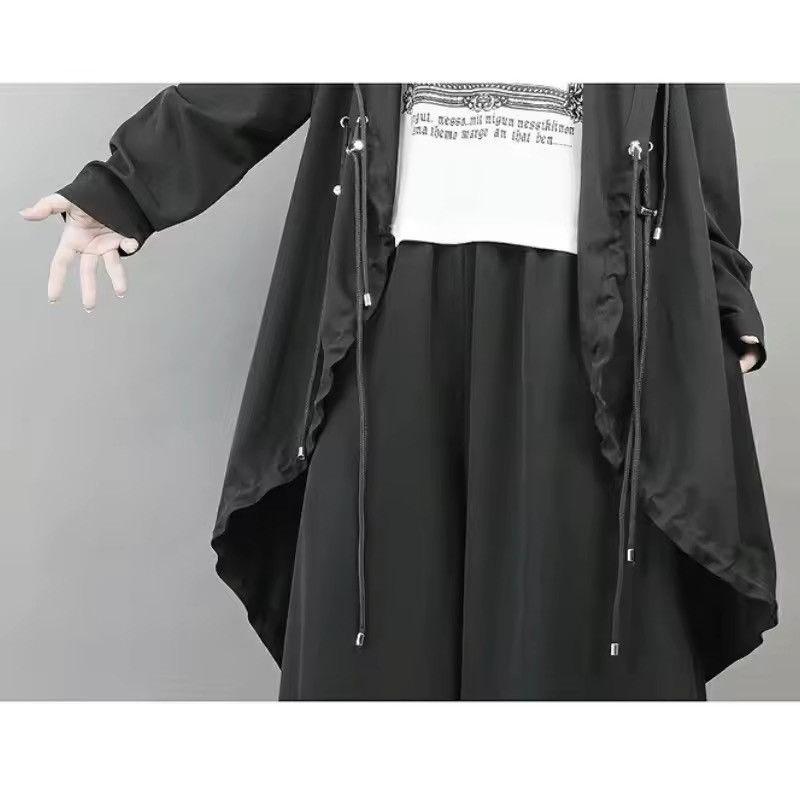 Japanese Brand Hip Hop Punk Trench Coat Hooded Cloak Size US L / EU 52-54 / 3 - 6 Thumbnail