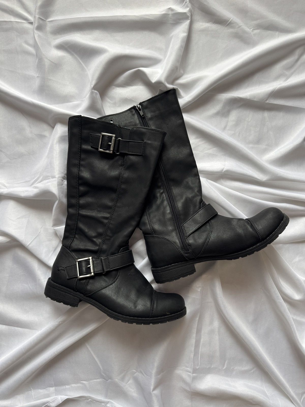 Hysteric Glamour Avant Garde Vintage Strap Details Faux Leather Boots Size US 8 / IT 38 - 1 Thumbnail