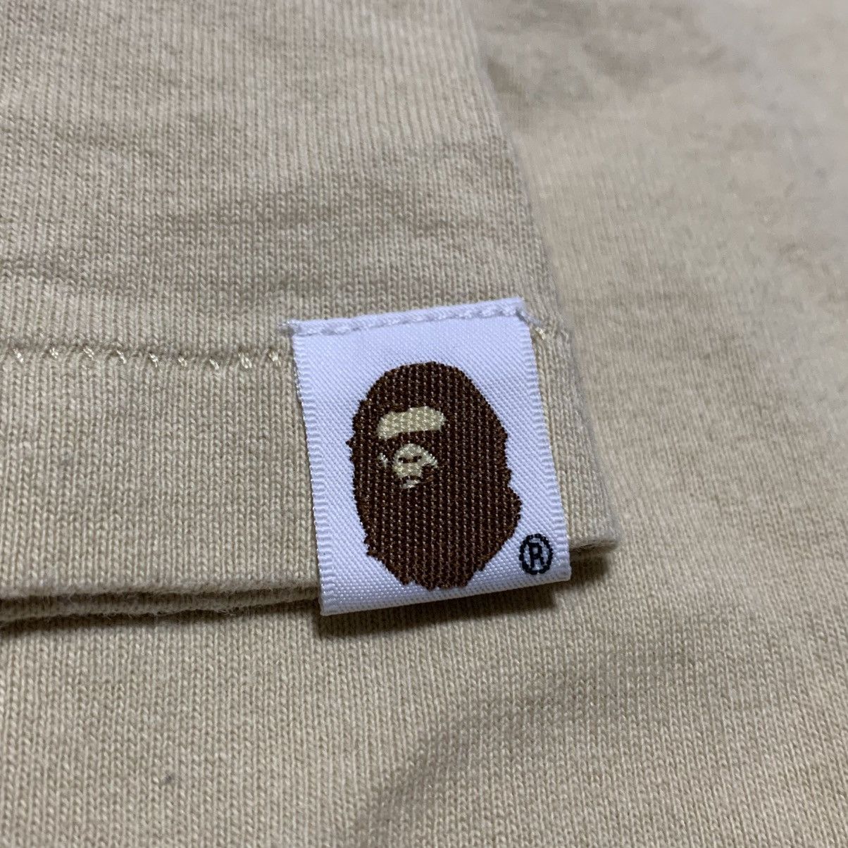 Bape Bape Medium College Camo Beige Tan Tee A Bathing Ape Size US M / EU 48-50 / 2 - 8 Thumbnail