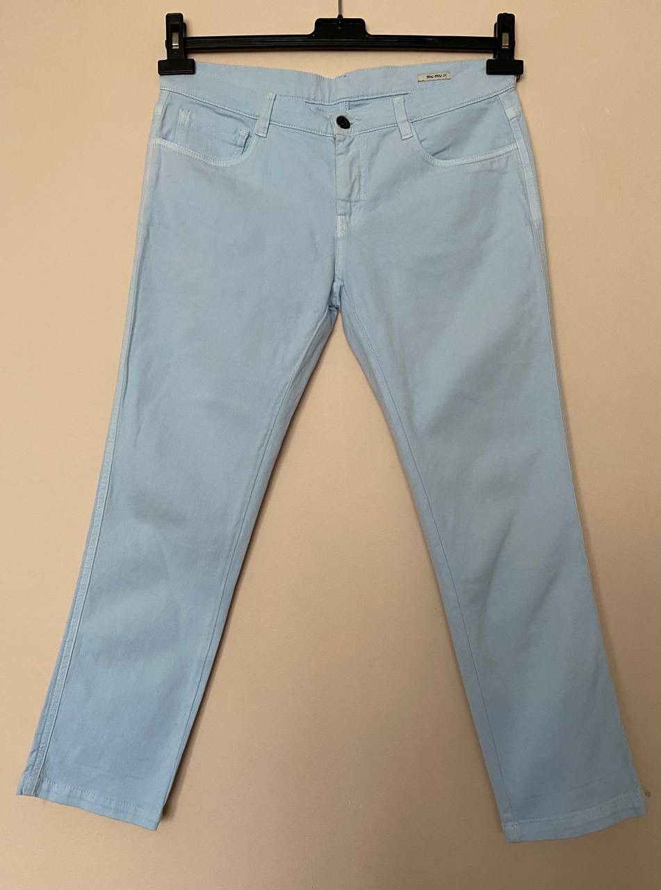 Miu Miu ⚡️ QUICK SALE ⚡️ 2000 Miu Miu Blue Jeans Pants Size 28" / US 6 / IT 42 - 1 Thumbnail