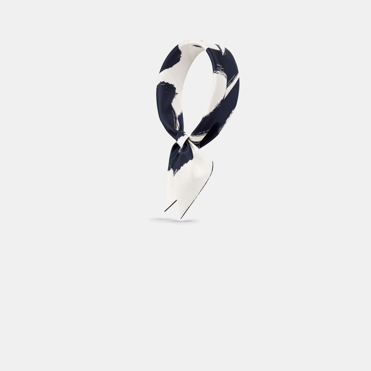 Dior o1bcso1str0226 Size:OS/70 Square Scarf in White/Nevy Blue Size ONE SIZE - 1 Thumbnail