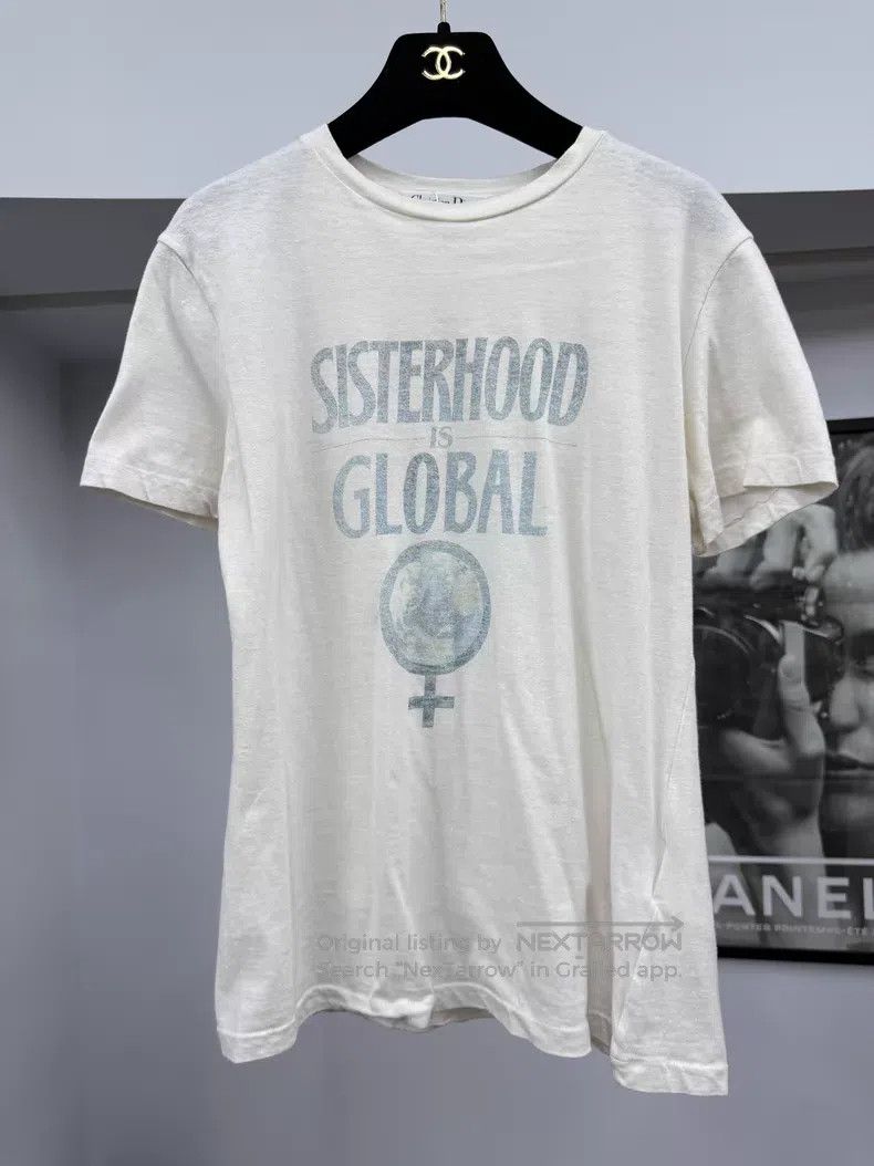 Dior Dior Beige letter print short-sleeved T-shirt Size XS / US 0-2 / IT 36-38 - 1 Thumbnail