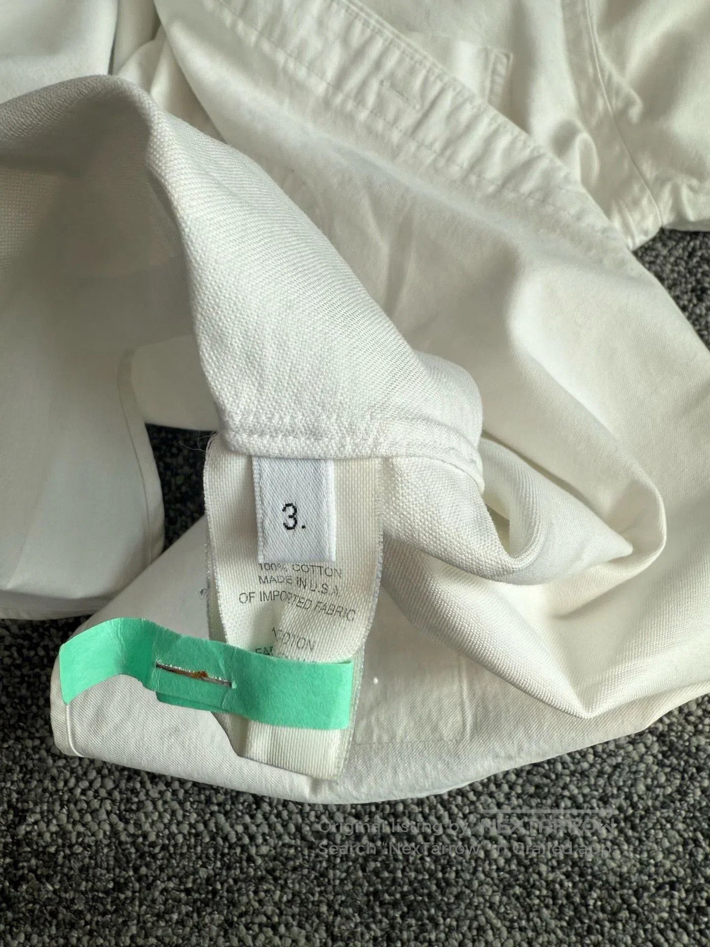 Thom Browne Thom Browne White Long-Sleeve Shirt Size 3. Size US L / EU 52-54 / 3 - 3 Thumbnail