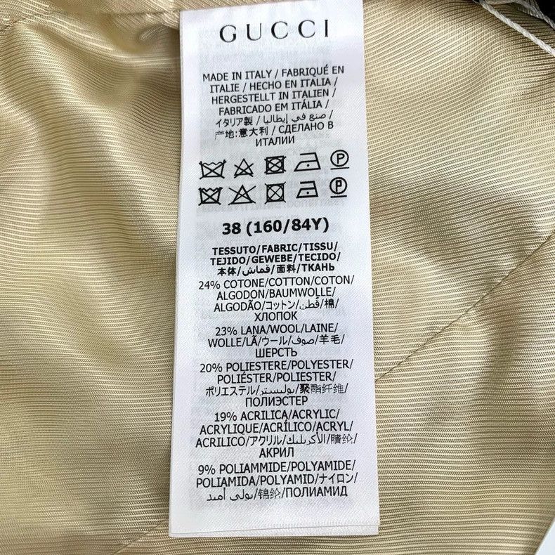Gucci Gucci Size 38 Jaccard full-print round-neck single-breasted Size US XS / EU 42 / 0 - 7 Thumbnail