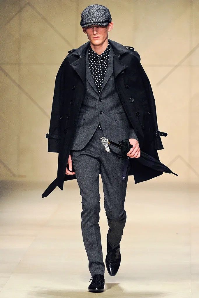 Burberry Prorsum F/W'12 Military Style Trench Coat