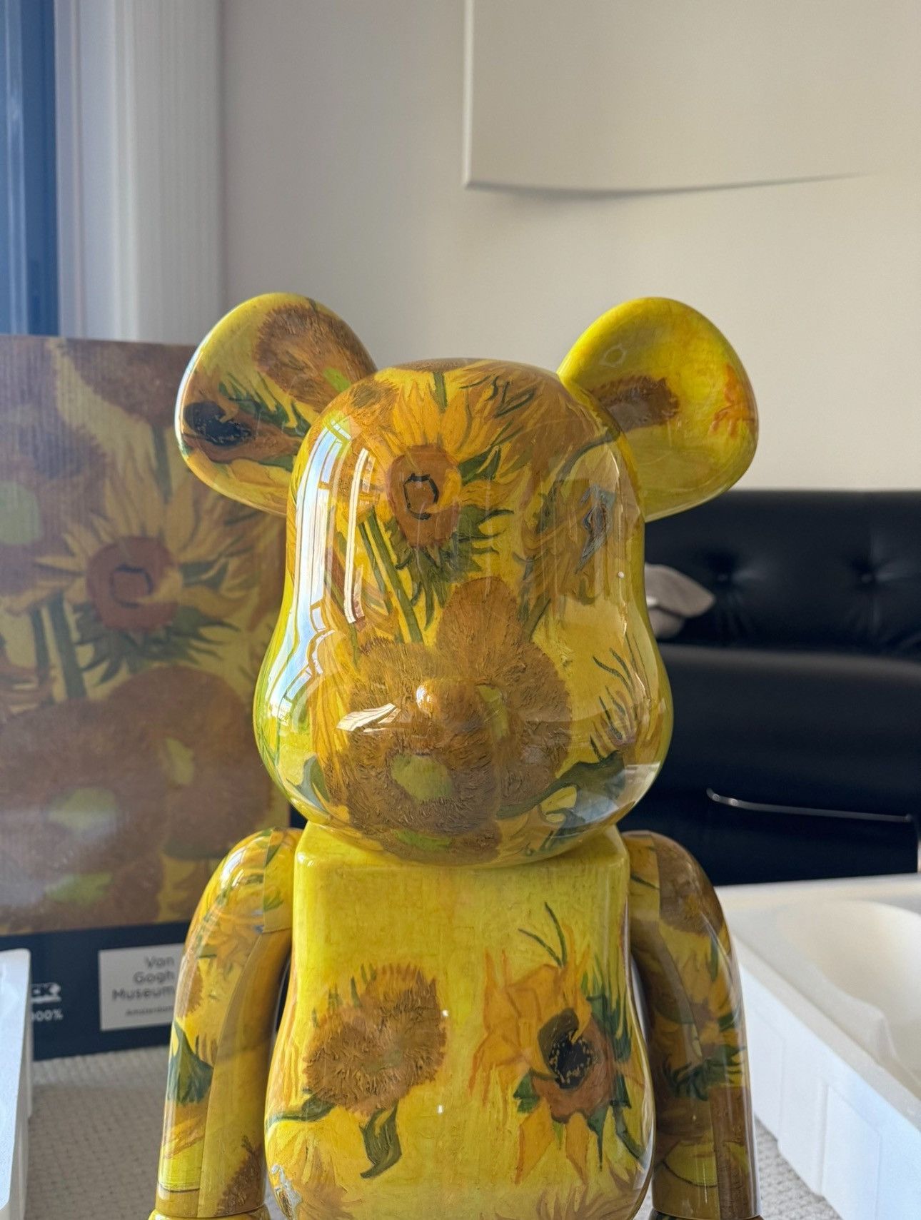 Medicom Toy Bearbrick Van Gogh Museum Sunflowers Yellow 1000% Size ONE SIZE - 4 Thumbnail