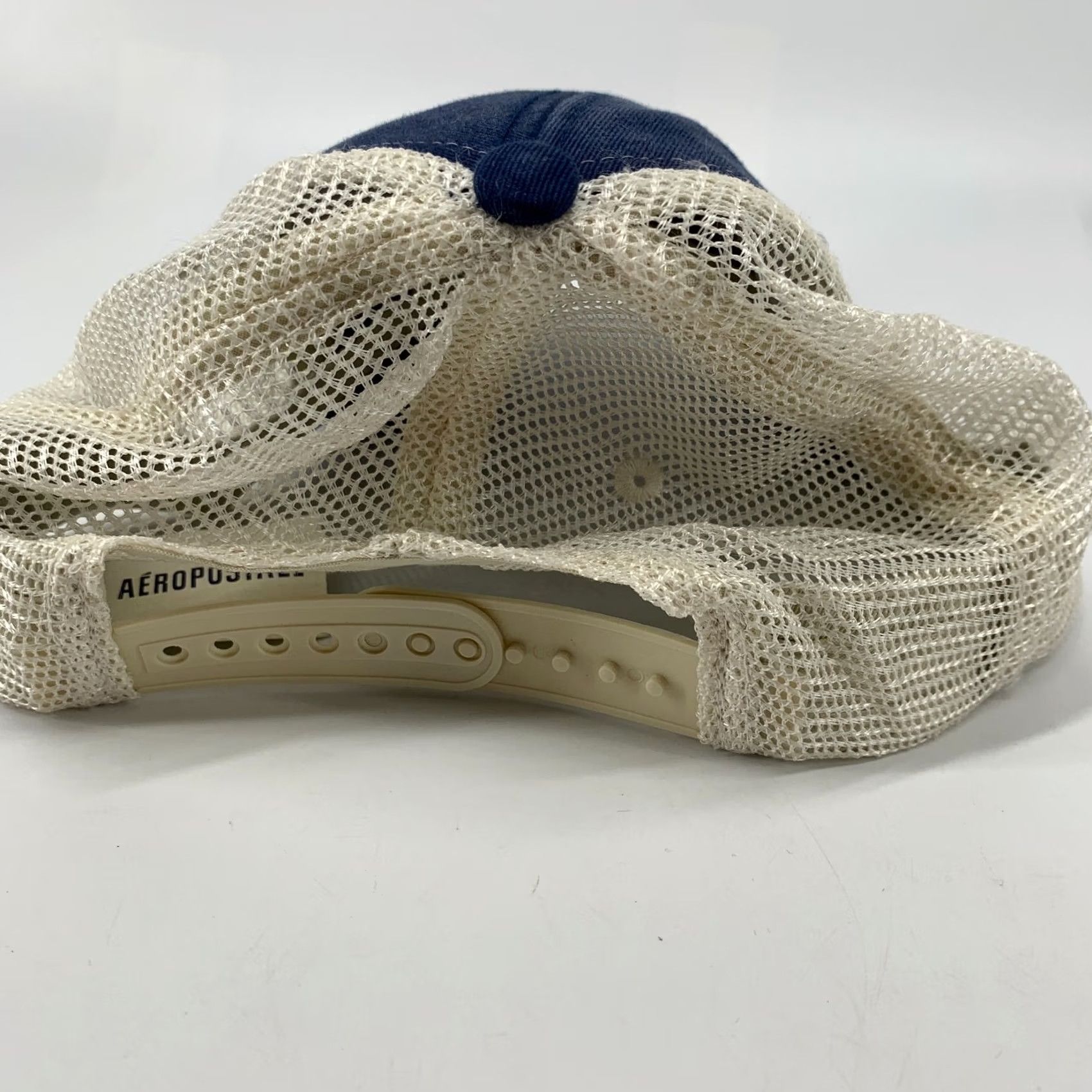 Aeropostale AeroPostale Northeast Division Athletic League Trucker Hat Blue White OS NWT Mens Size ONE SIZE - 3 Thumbnail