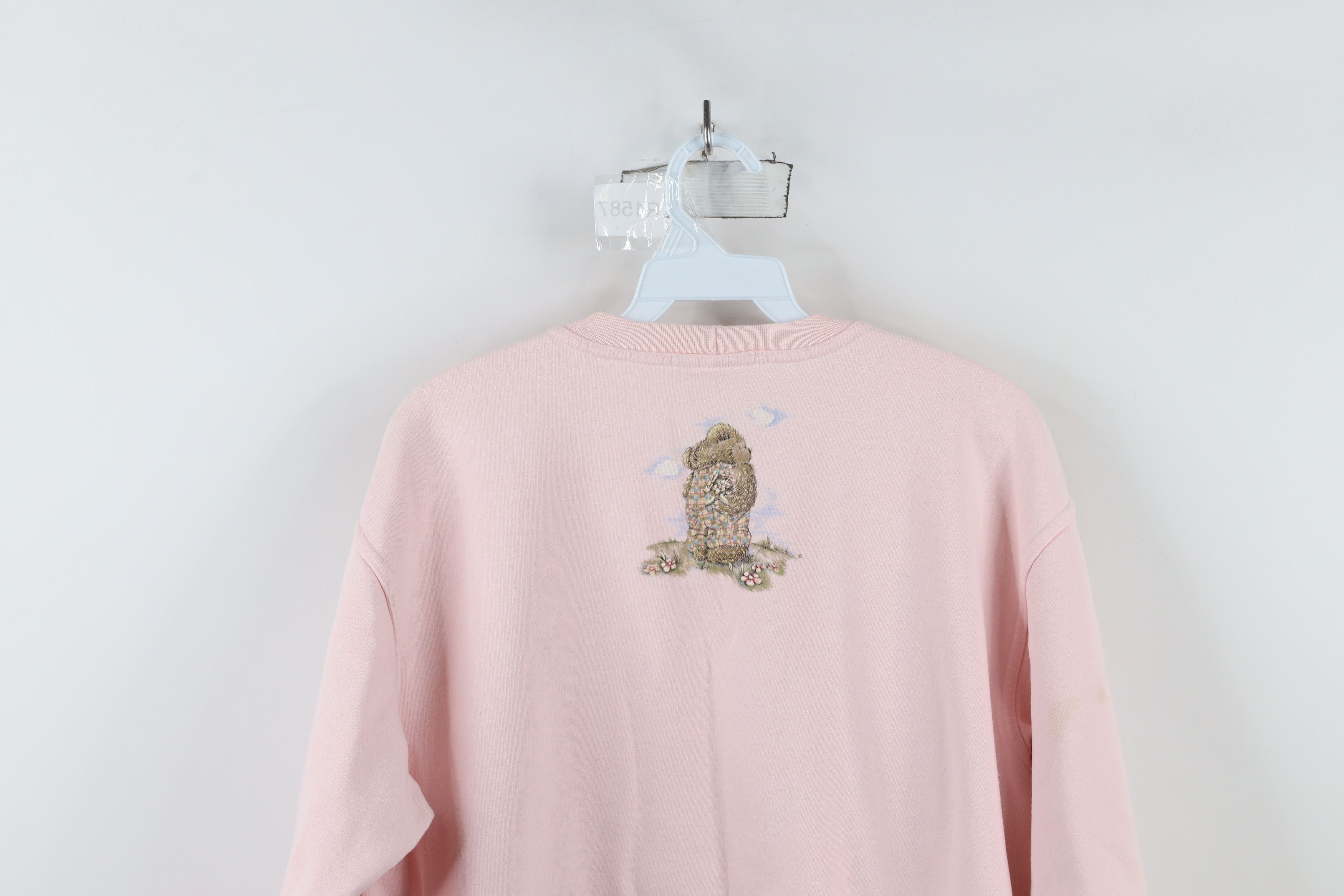 Vintage Vintage 90s Streetwear Balloon Teddy Bear Sweatshirt Size L / US 10 / IT 46 - 12 Thumbnail