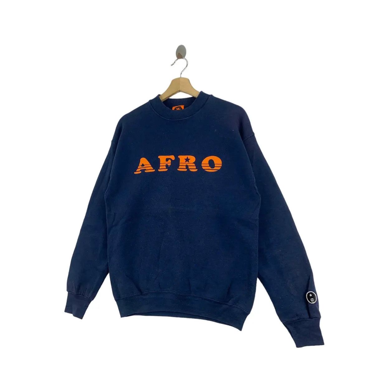 Vintage Vtg AFRO ANYBODY FUNK Soul Music Rocks On Sweatshirt Size M / US 6-8 / IT 42-44 - 4 Thumbnail