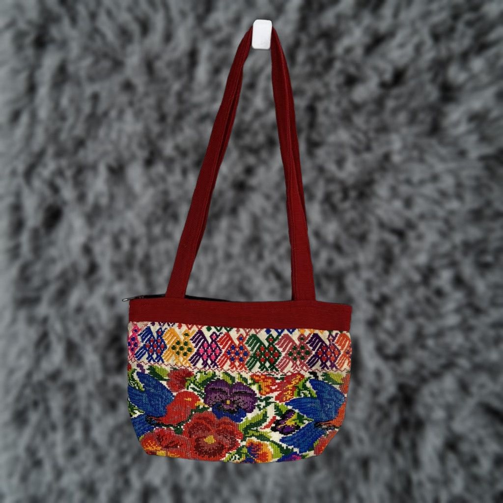 Etro VINTAGE Unbranded Needlepoint Floral Small Tote Purse Bag Boho Retro Women Size ONE SIZE - 1 Thumbnail