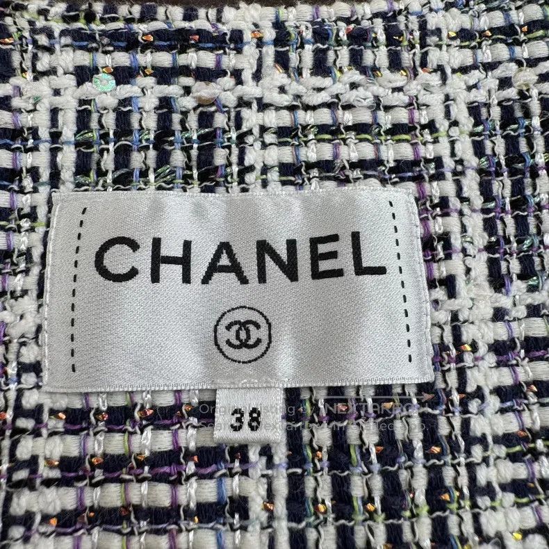 Chanel Chanel Waterfall series tweed fake two-piece sleeveless dr Size XS / US 0-2 / IT 36-38 - 3 Thumbnail