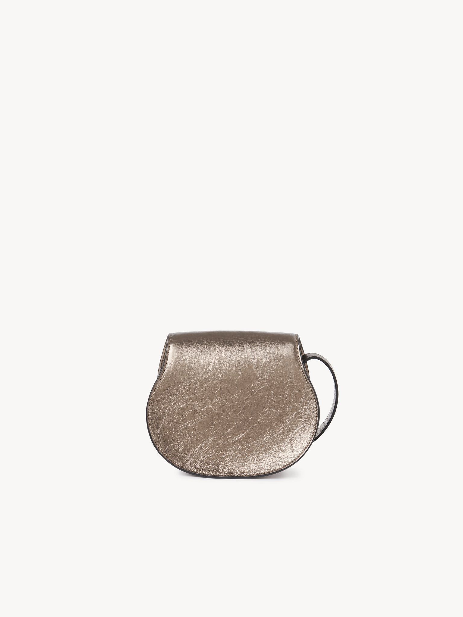 Chloe o1loc1c10226 Size: OS / Marcie Saddle Bag in Shiny Grey Size ONE SIZE - 4 Thumbnail