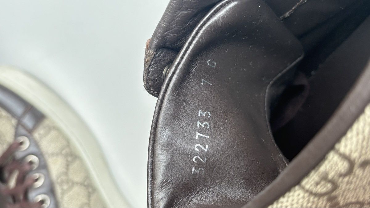 Gucci Gucci Hi Top Sneaker Mens Monogram Rare Boots Size US 7 / EU 40 - 9 Thumbnail