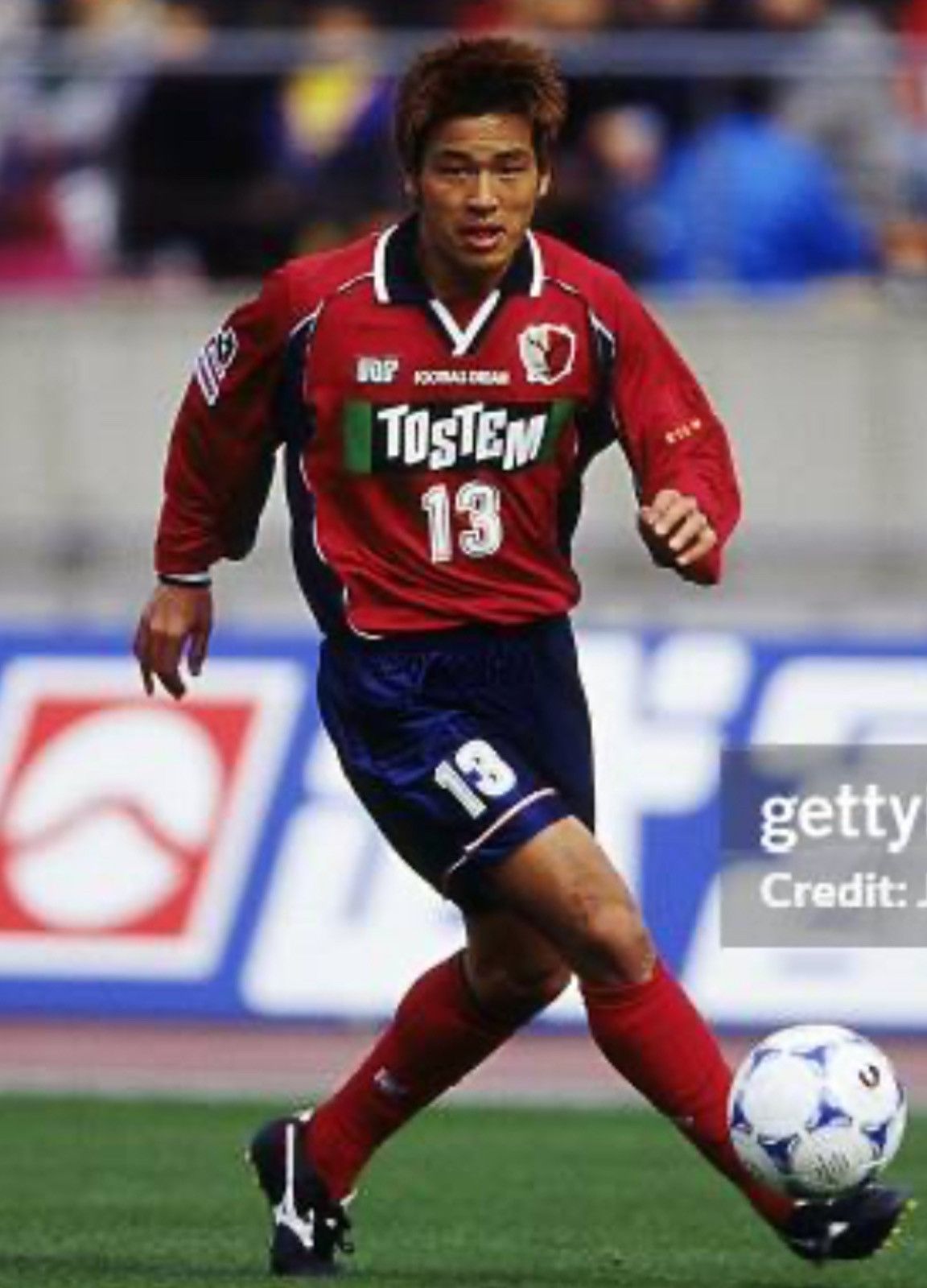 Japanese Brand kashima antlers 00/01 longsleeves home shirt #13 Yanagisawa Size US L / EU 52-54 / 3 - 13 Thumbnail