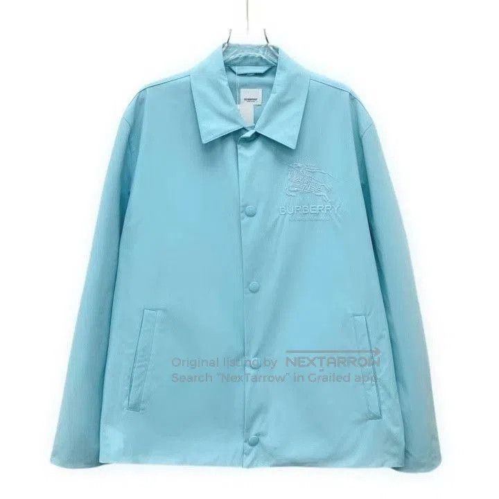 Burberry Burberry Blue Equestrian Embroidered Jacket. Size US M / EU 48-50 / 2 - 1 Thumbnail