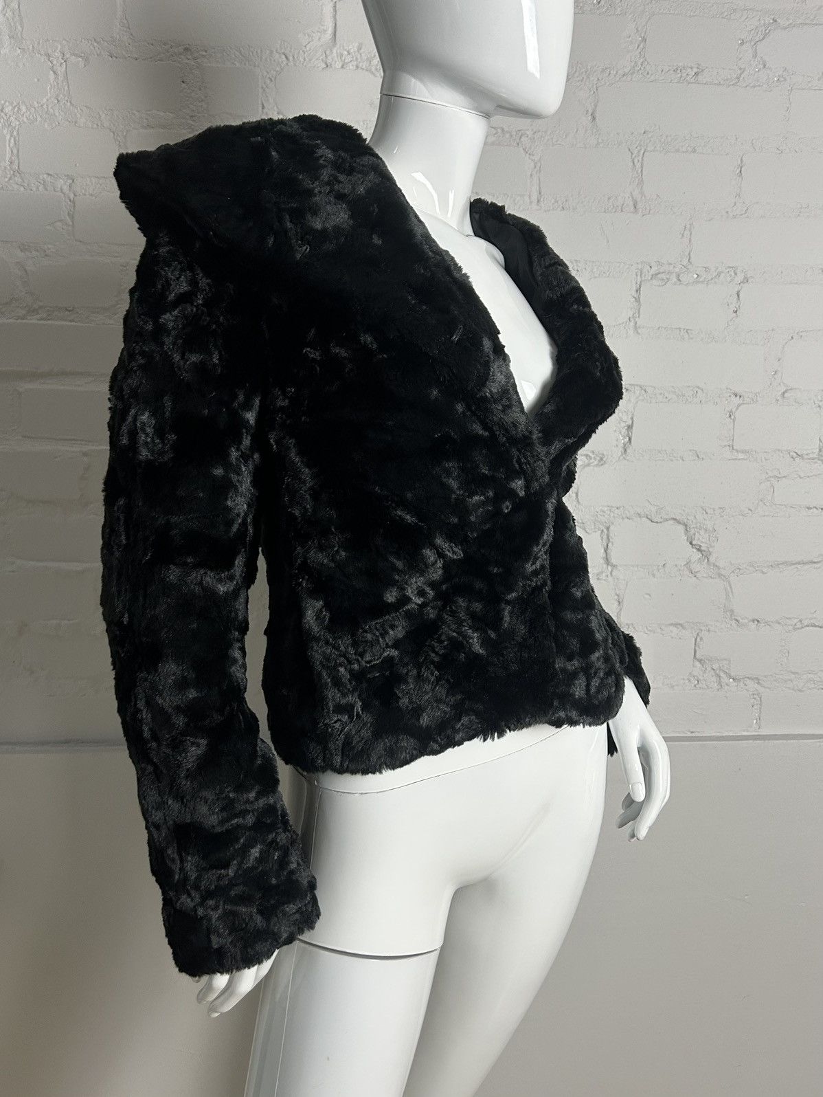 Vintage Vintage asymmetric fur jacket Size S / US 4 / IT 40 - 5 Thumbnail