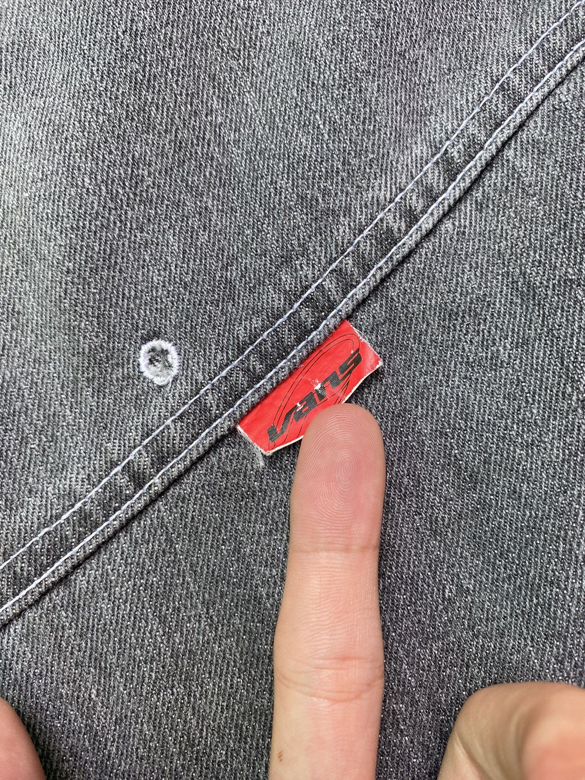 Vans × Vintage Y2K Vans Jorts Denim Size US 32 / EU 48 - 5 Thumbnail
