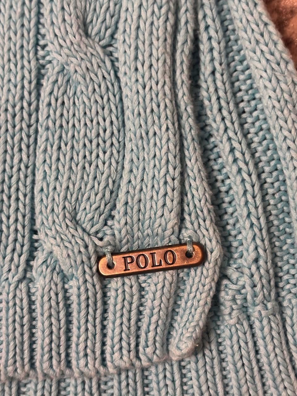 Polo Ralph Lauren Polo Ralph Lauren Women's sweater turquoise, chunky knit Size XS / US 0-2 / IT 36-38 - 5 Thumbnail