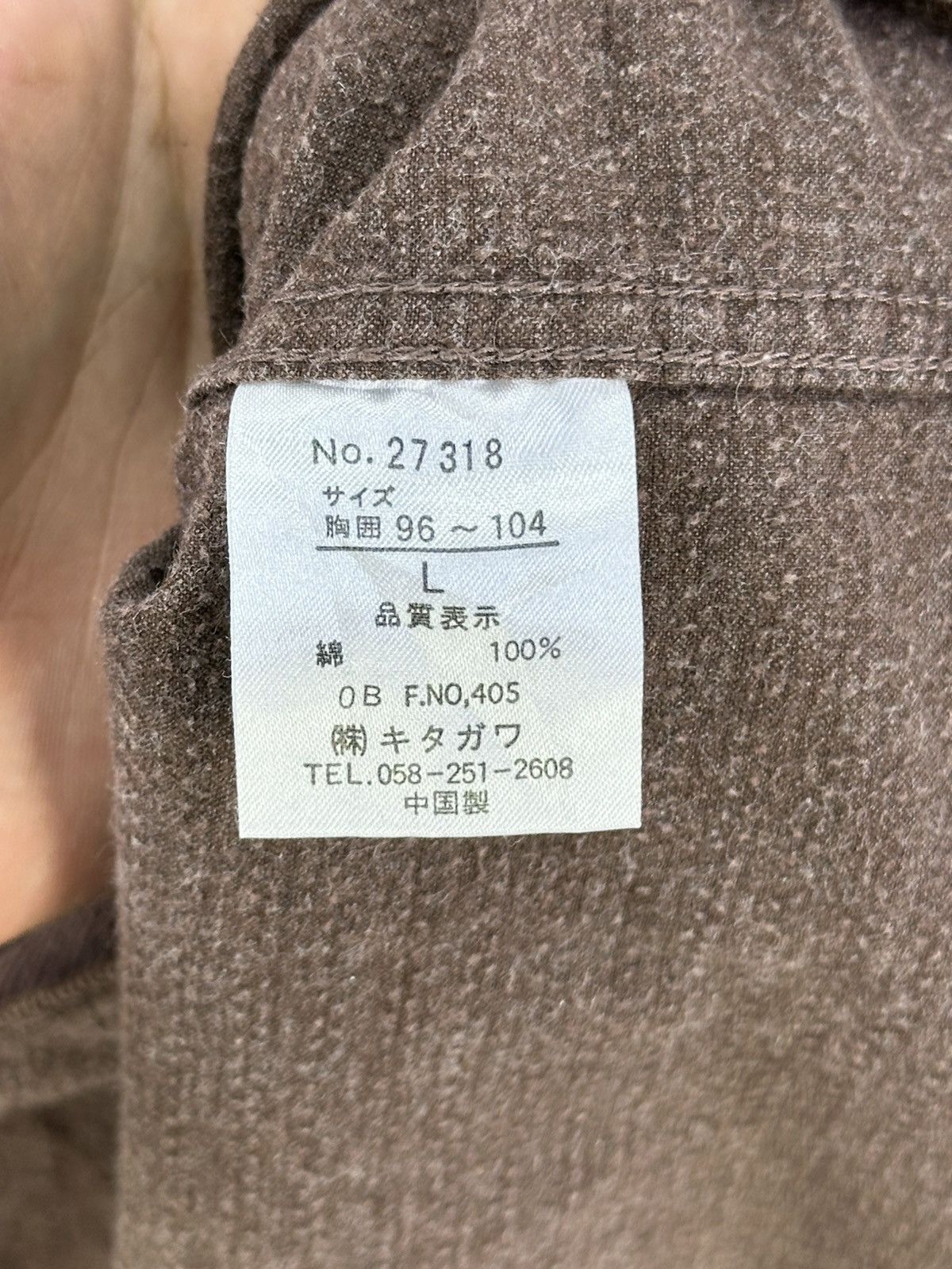Kansai Yamamoto Kansai Yamamoto Homme Flannel Shirt Button Up Size US L / EU 52-54 / 3 - 13 Thumbnail