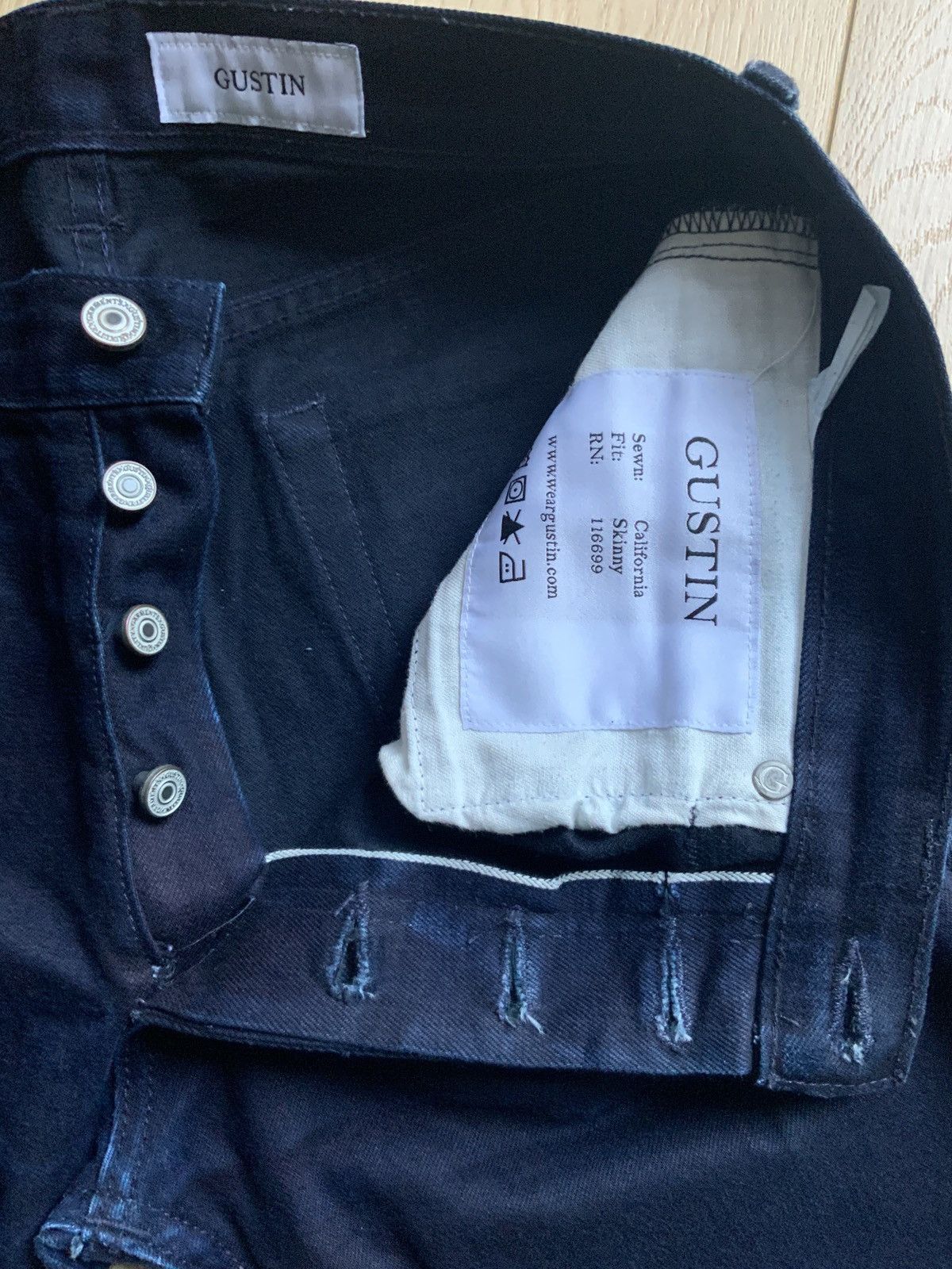 Gustin Italian selvedge indigo x indigo made in USA Size US 32 / EU 48 - 3 Thumbnail