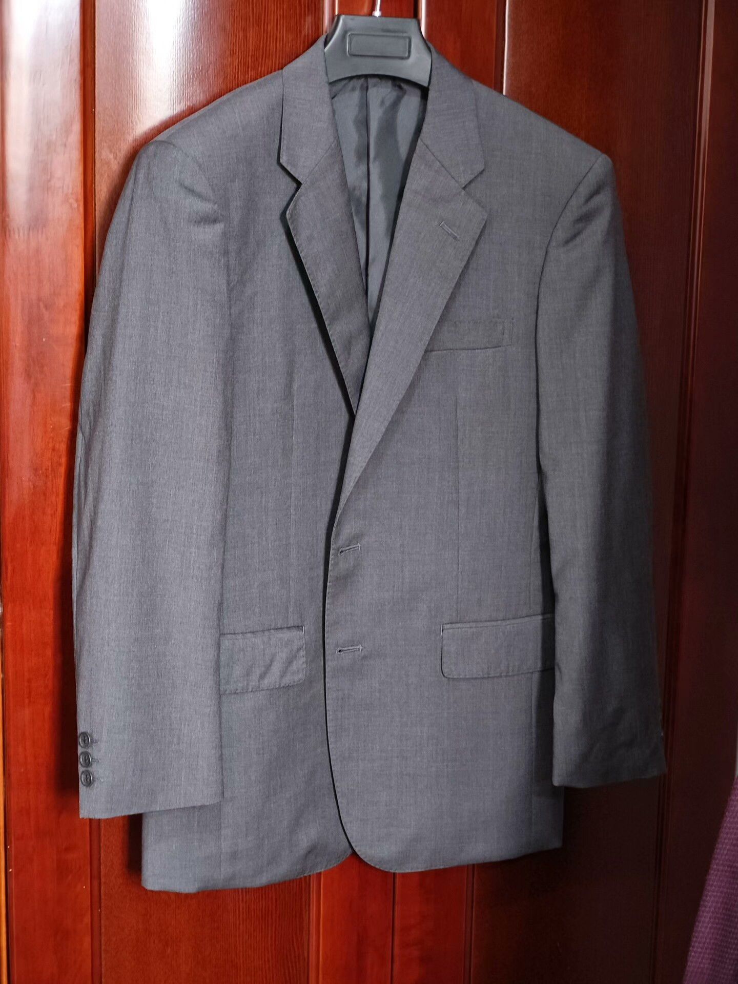 SCABAL SCABAL Gray Custom Wool Suit Size US M / EU 48-50 / 2 - 1 Thumbnail