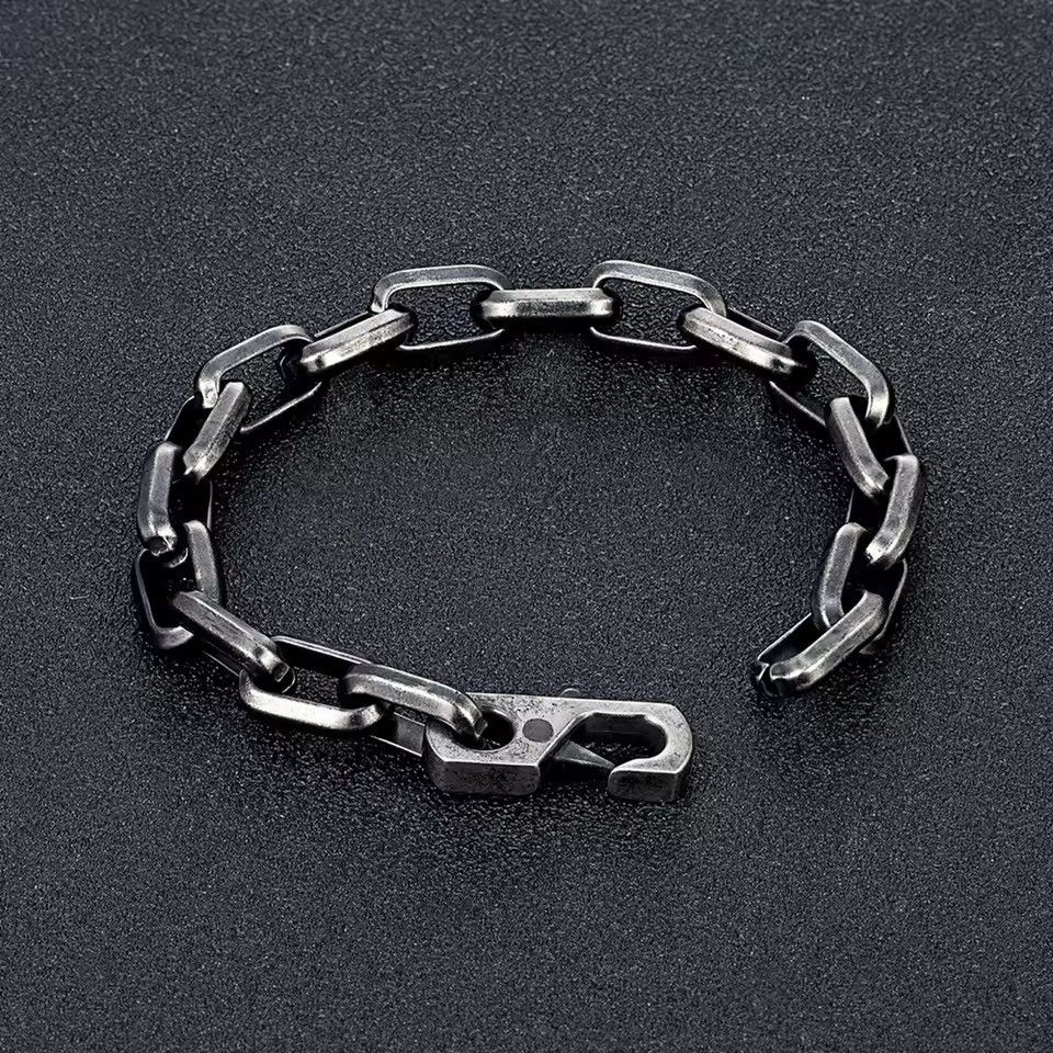Jewelry Streetwear Punk Stainless Steel Motorcycle Bracelet Chain Size ONE SIZE - 1 Thumbnail