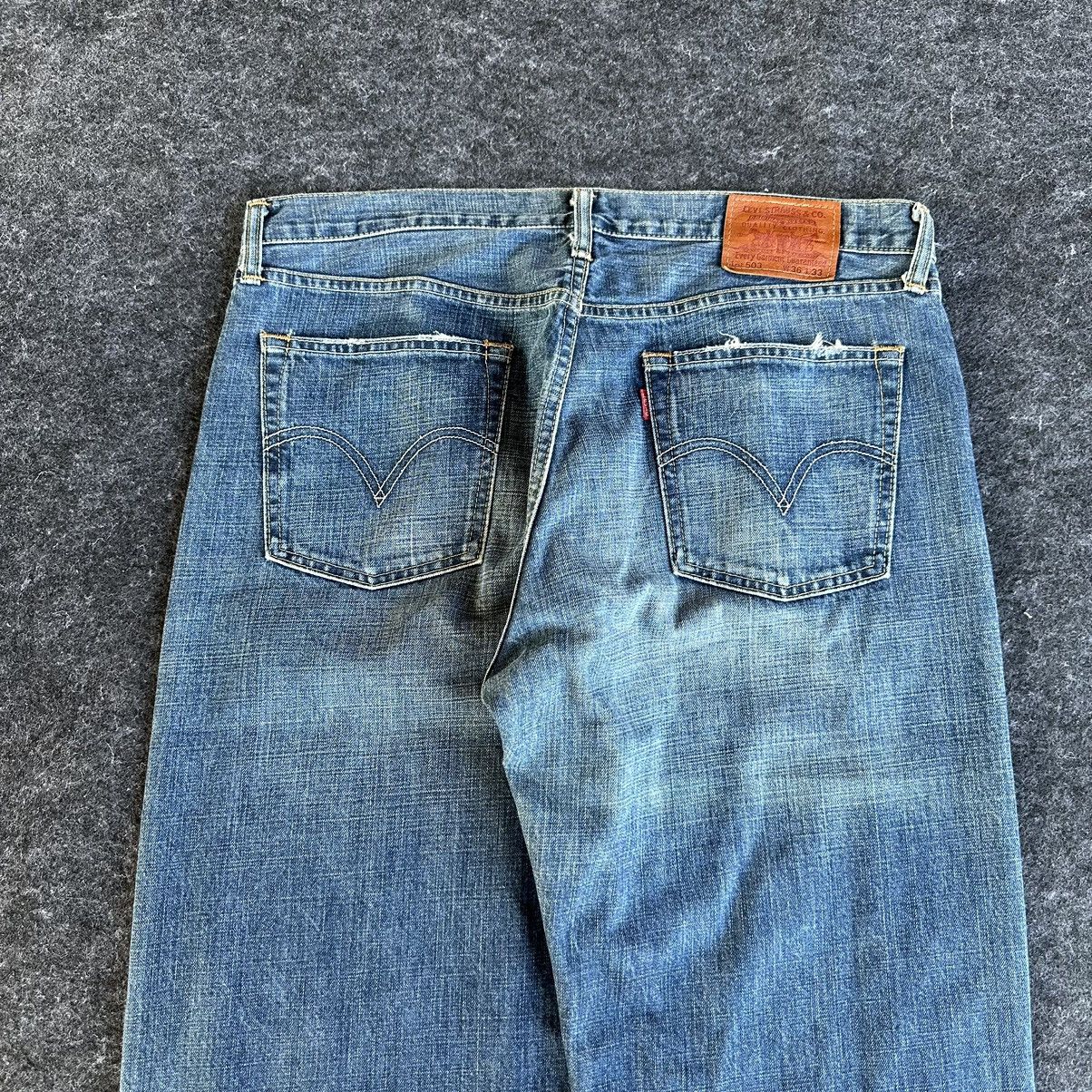 Levi's Y2k Baggy Levis 503 Regular Denim 36x30 D615 Size US 36 / EU 52 - 5 Thumbnail