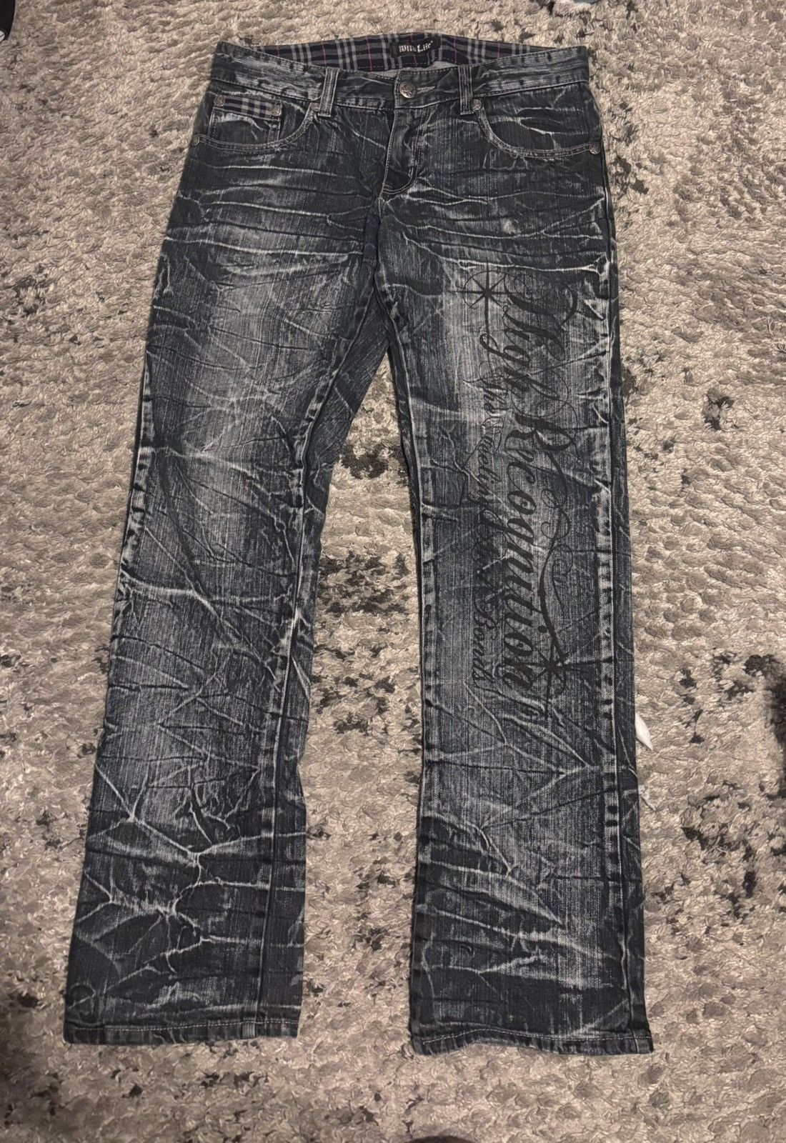 Japanese Brand Wild life japanese jeans Size US 30 / EU 46 - 2 Thumbnail