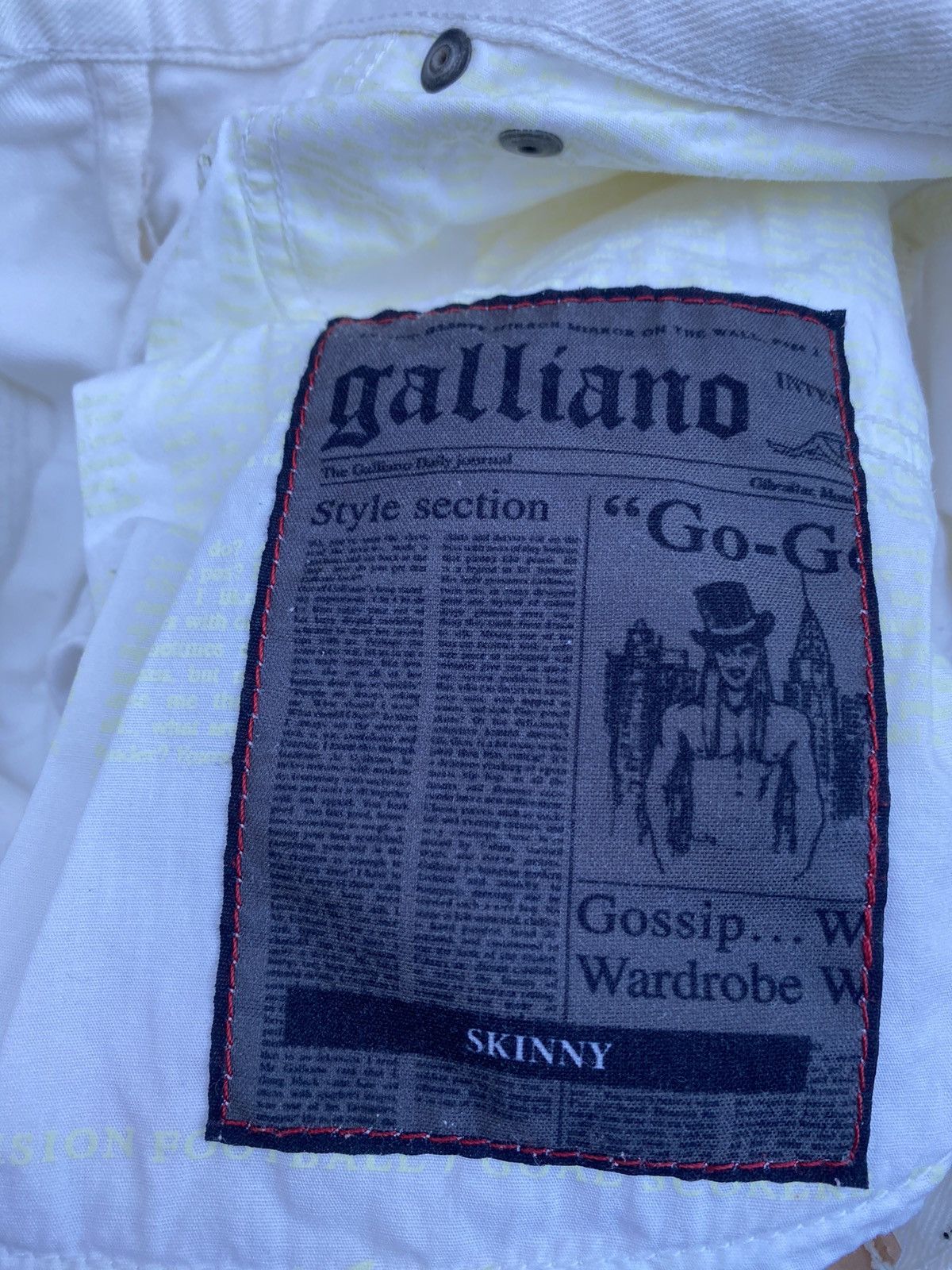 John Galliano S/S 2011- Distressed Denim Pants Size US 32 / EU 48 - 18 Thumbnail