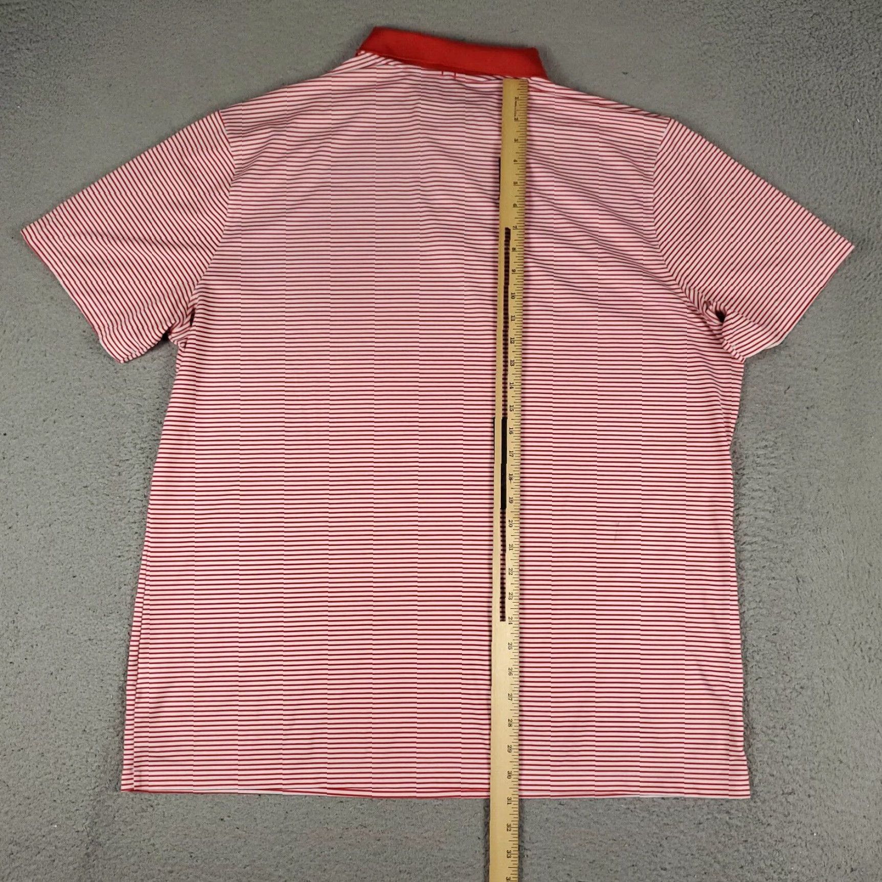 Nike Nike Polo Shirt Mens 2XL Red Striped Swoosh Golf Casual Short Sleeve Polo Shirt Mens 2XL Red Striped Nike Golf Classic Modern Preppy Sports Mens Size US XXL / EU 58 / 5 - 6 Thumbnail