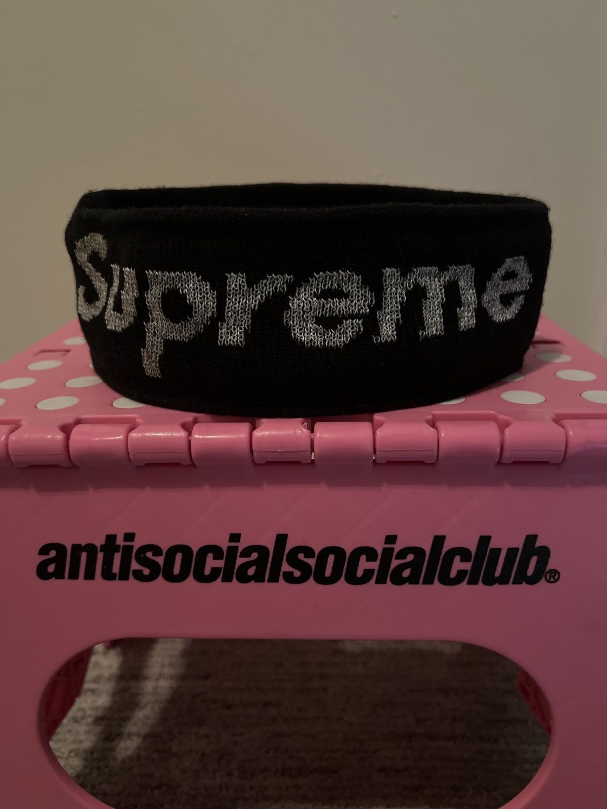 Supreme Supreme New Era Reflective logo headband Size ONE SIZE - 1 Thumbnail