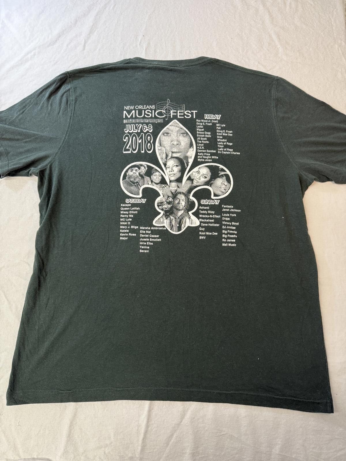 Designer New Orleans Music Festival T-shirt 2018 Janet Jackson Tee XL Size US XL / EU 56 / 4 - 2 Thumbnail
