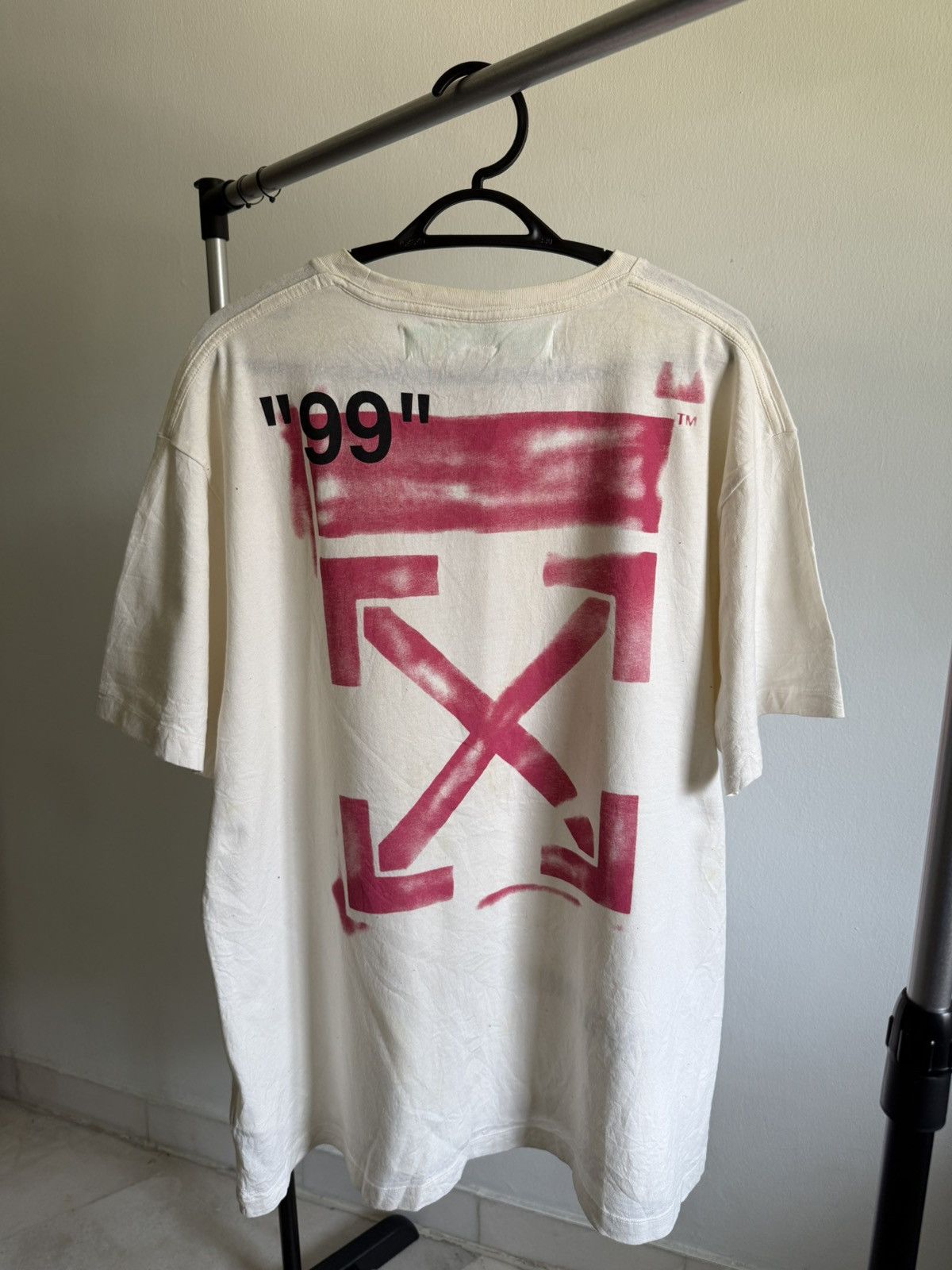 Off-White Off white "impressionism" oversize tee Size US XL / EU 56 / 4 - 1 Thumbnail