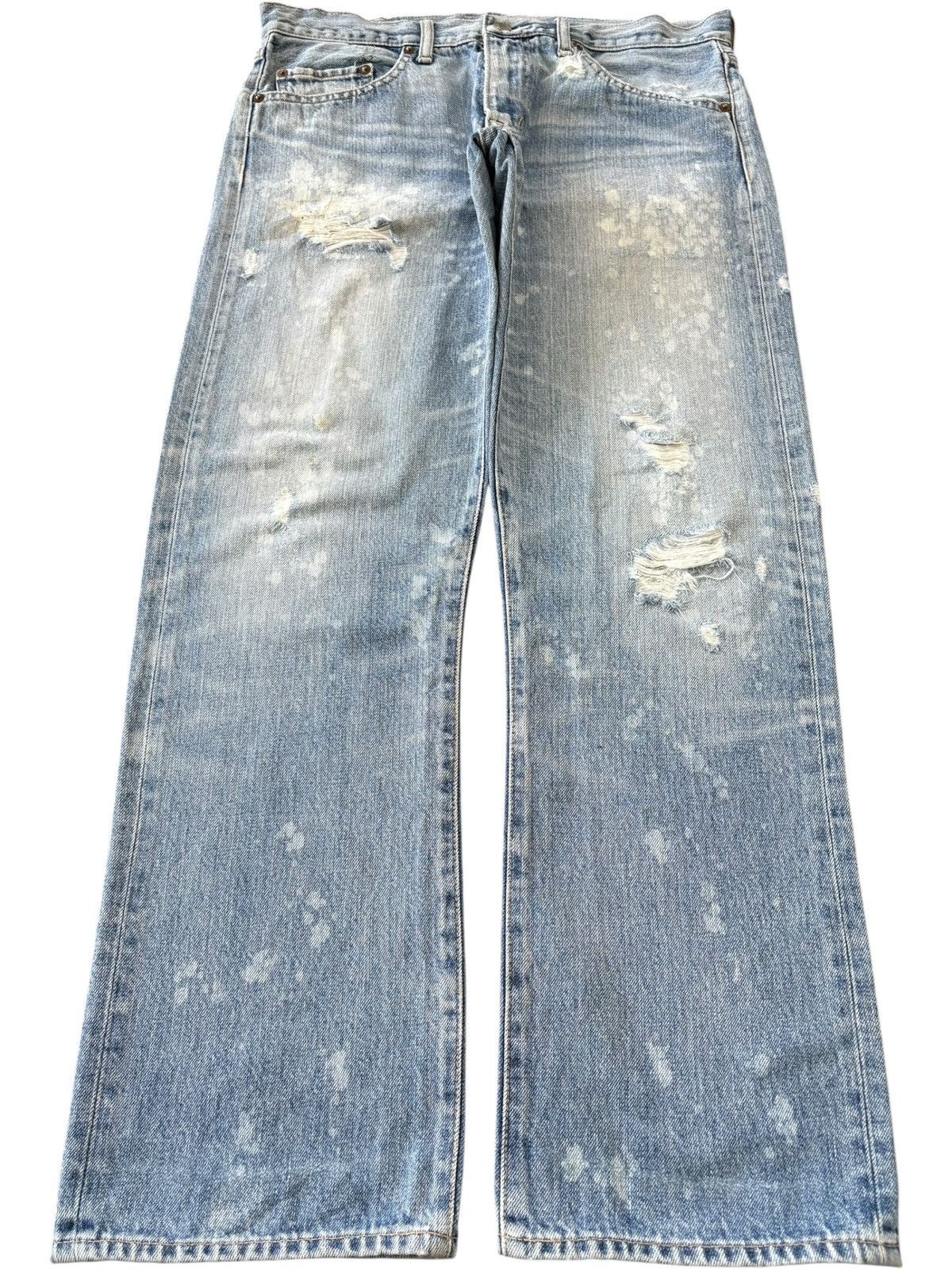 Ksubi Vintage Japanese RNA Bleached Wash Distressed Loose Jeans Size US 33 - 1 Thumbnail